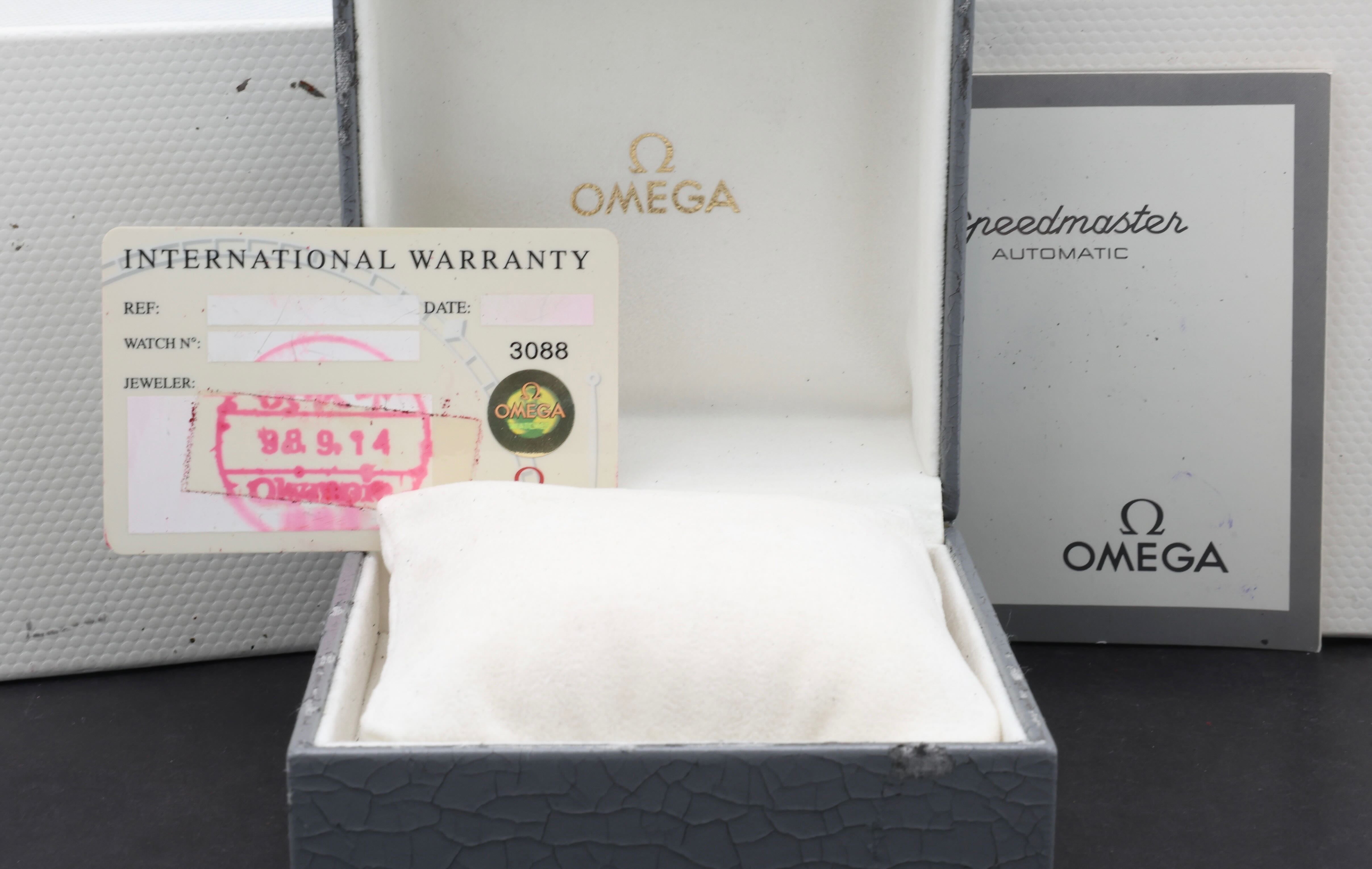 Omega Speedmaster 3511.50.00 - 1998 - Omega horloge - Omega kopen - Omega heren horloges - Trophies Watches