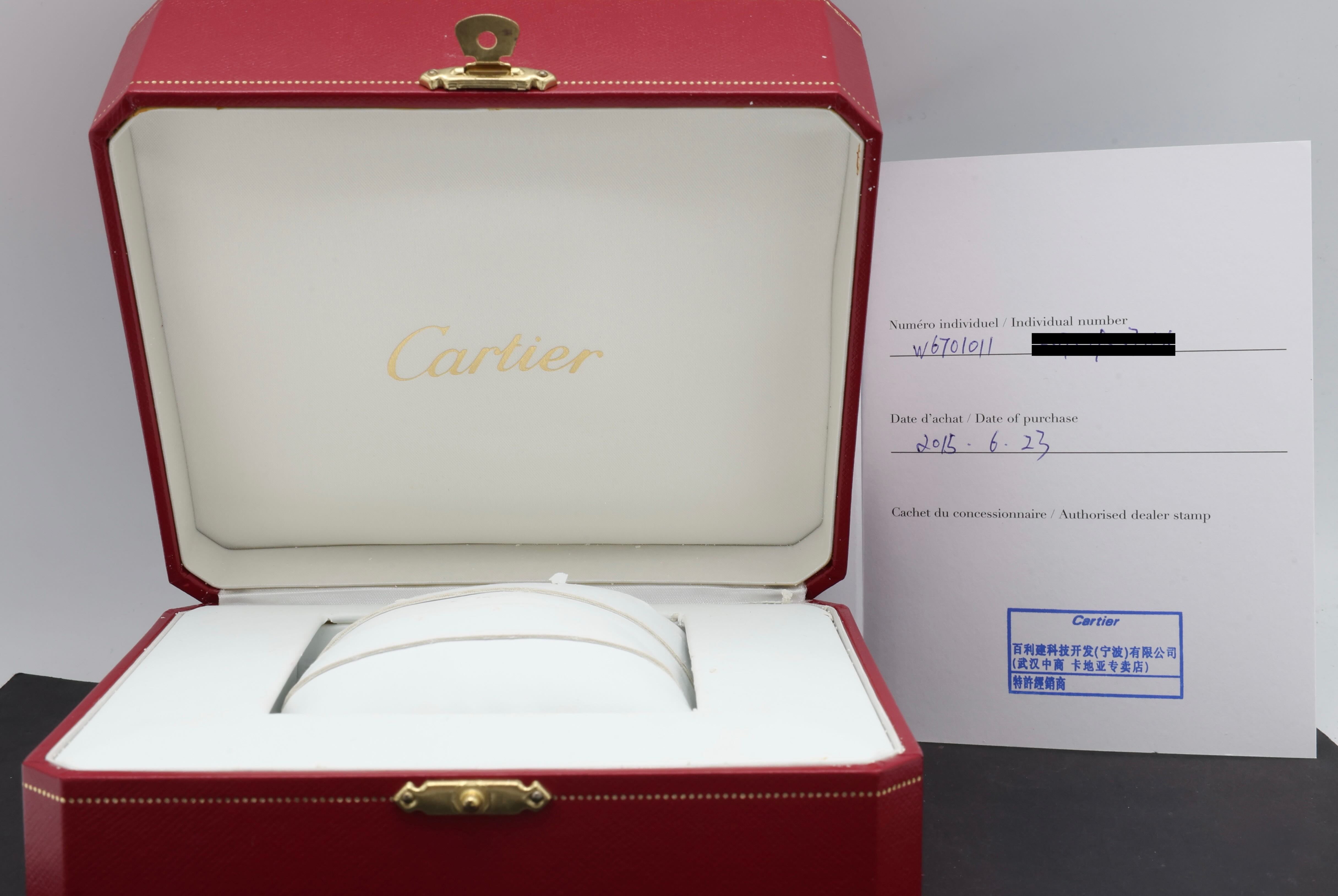 Cartier Ronde Solo de Cartier  W6701011 - Cartier horloge - Cartier kopen - Cartier heren horloge - Trophies Watches