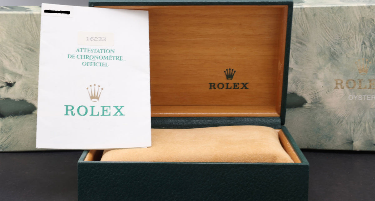 Rolex Datejust 16233, Box & Papers, Serviced, 1990