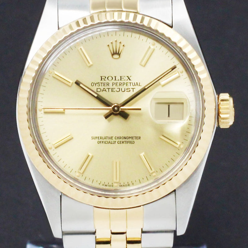 Rolex Datejust 16013 - 1985 - Rolex horloge - Rolex kopen - Rolex heren horloge - Trophies Watches