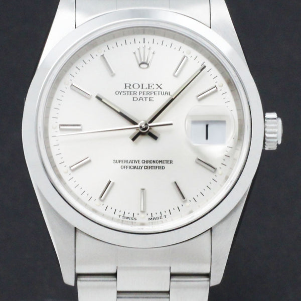 Rolex Oyster Perpetual Date 15200, Box & Papers, 1999