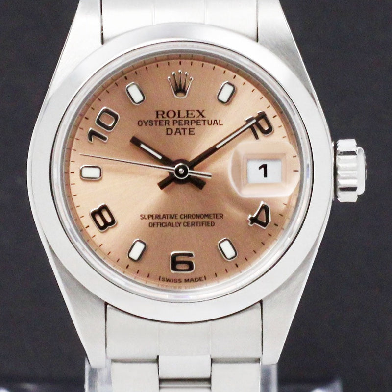 Rolex Oyster Perpetual Lady Date 79160 - 2001 - Rolex horloge - Rolex kopen - Rolex dames horloge - Trophies Watches