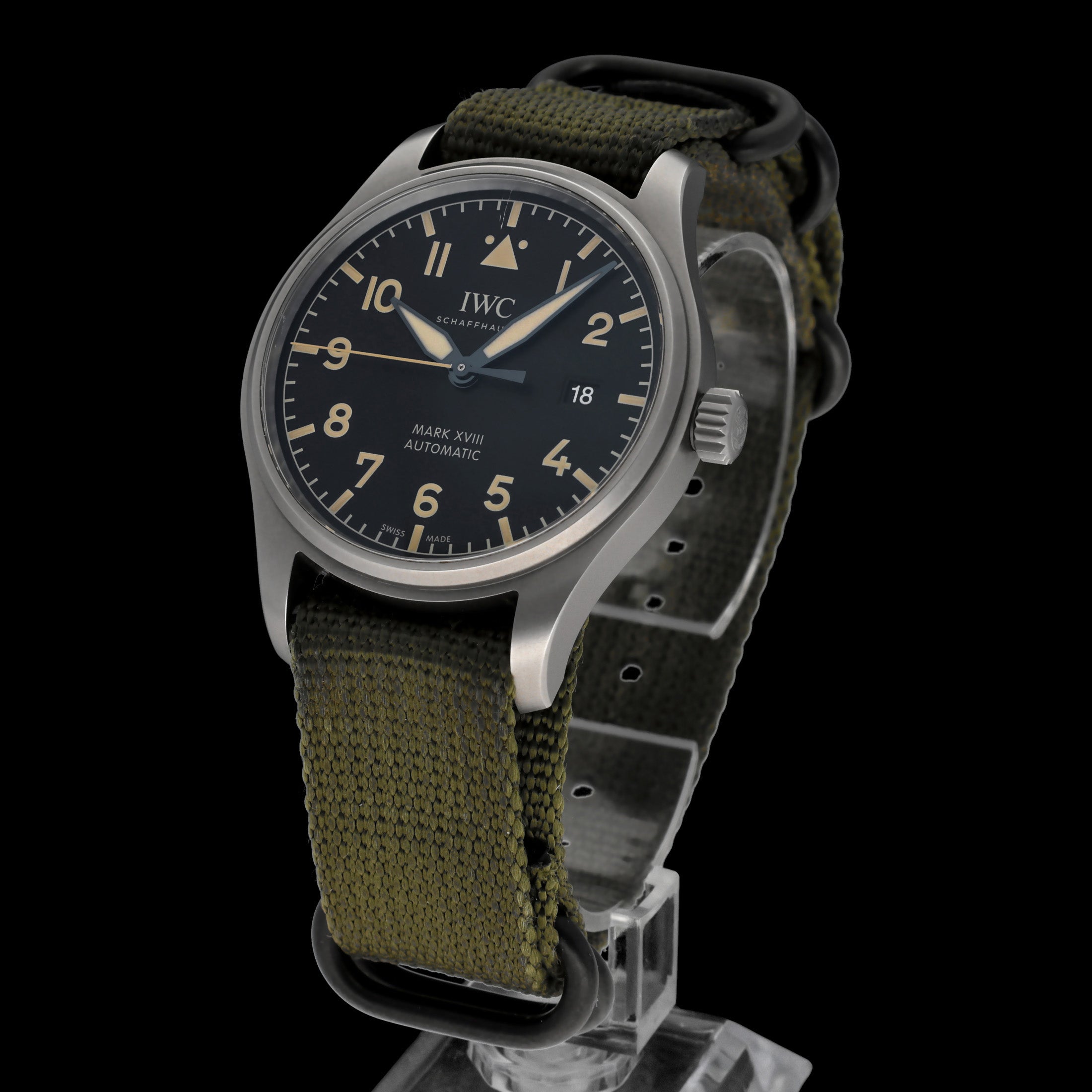 IWC Pilot Mark Xviii Heritage IW327006 - 2018 - IWC horloge - IWC kopen - IWC heren horloge - Trophies Watches