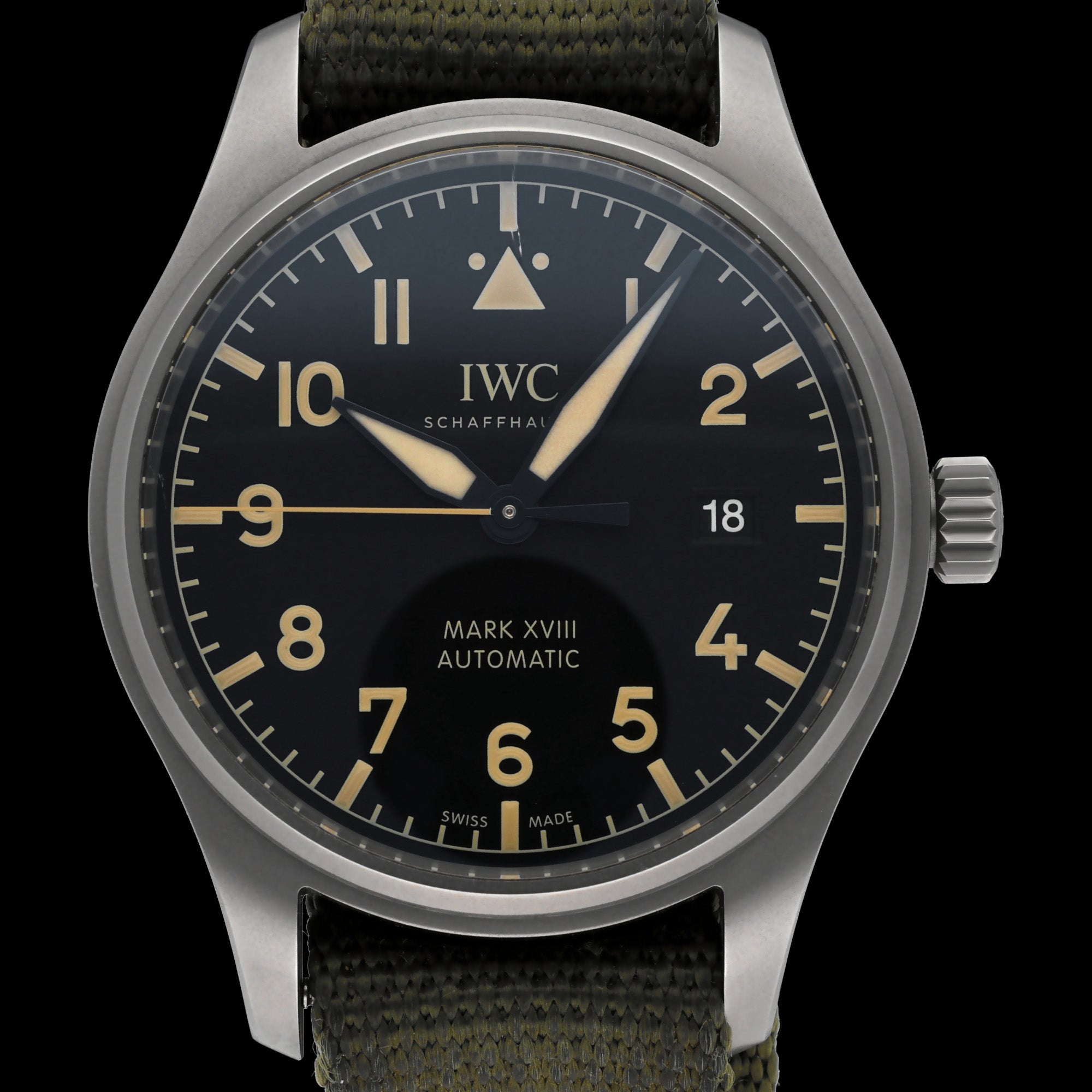 IWC Pilot Mark Xviii Heritage IW327006 - 2018 - IWC horloge - IWC kopen - IWC heren horloge - Trophies Watches