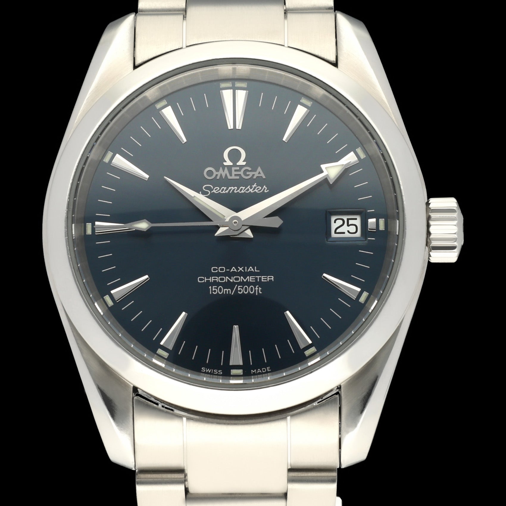 Omega Seamaster Aqua Terra Co-axial 2504.80.00 - 2005 - Omega horloge - Omega kopen - Omega heren horloge - Trophies Watches