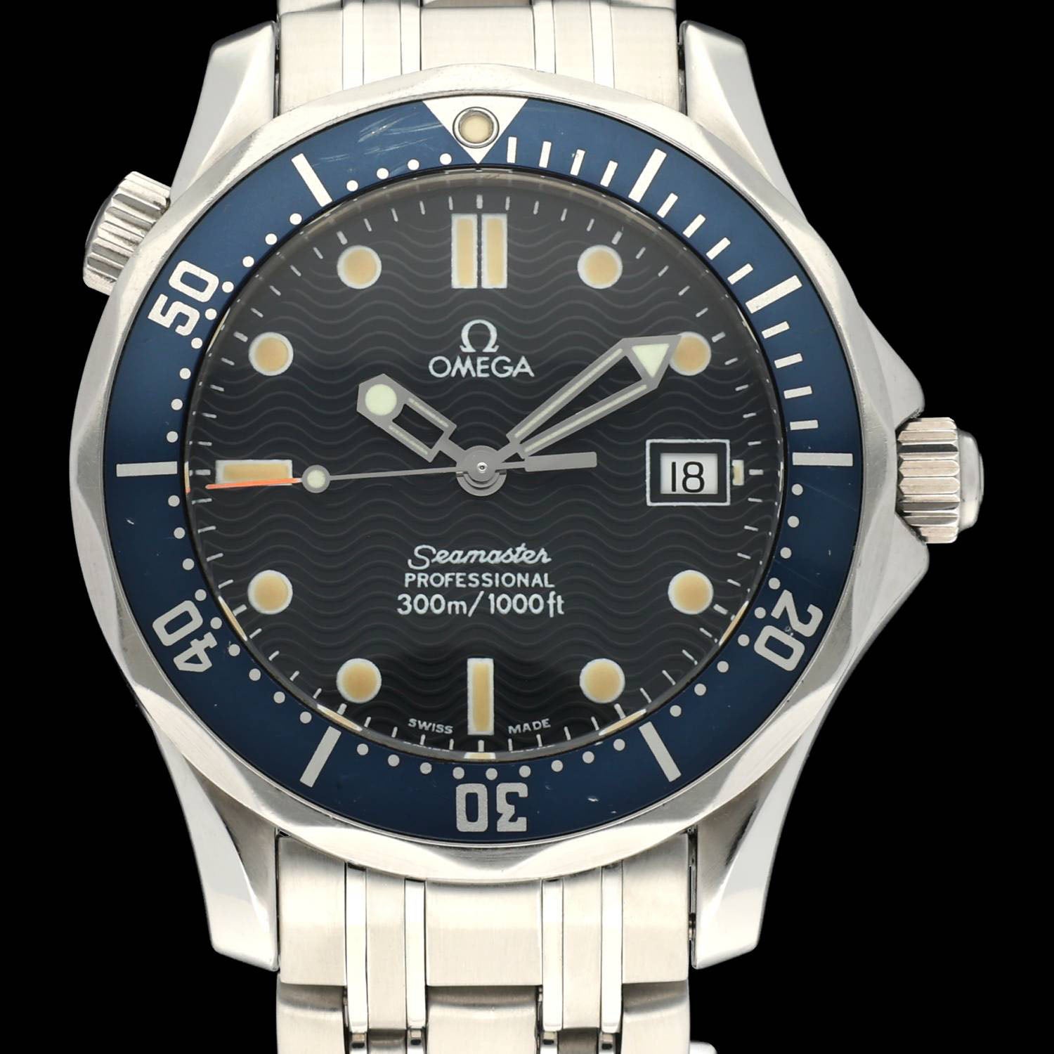 Omega Seamaster Diver 300 M 2561.80.00 - 1995 - Omega horloge - Omega kopen - Omega heren horloge - Trophies Watches