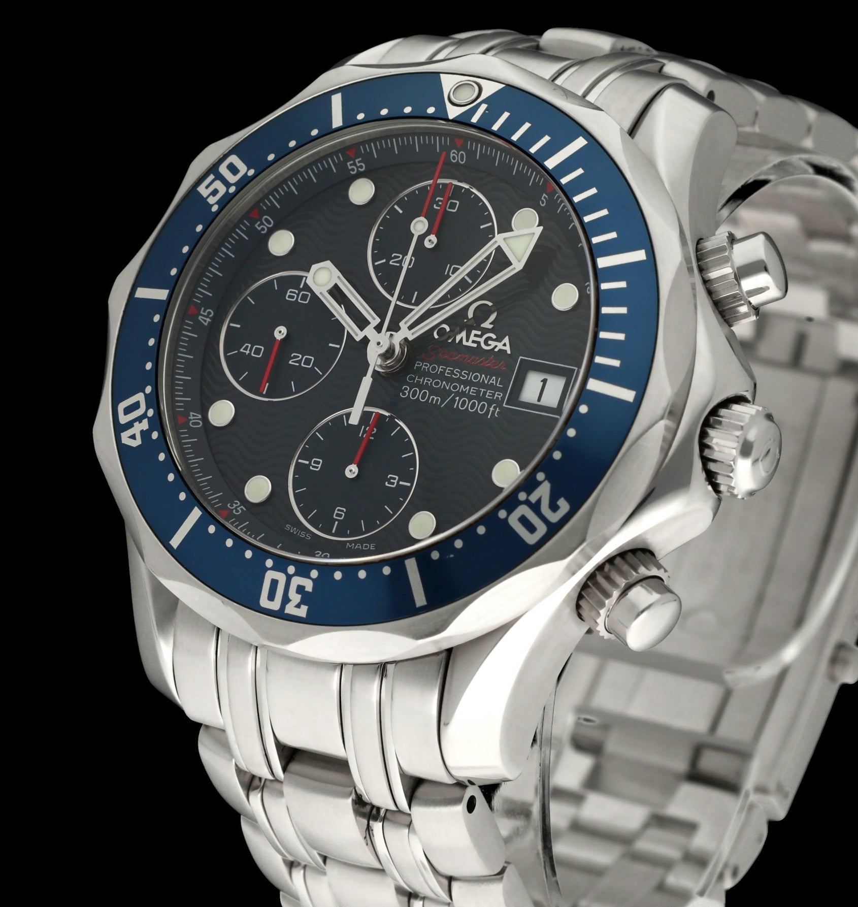 Omega Seamaster Diver 300 M 2225.80.00 - 2008 - Omega horloge - Omega kopen - Omega heren horloge - Trophies Watches