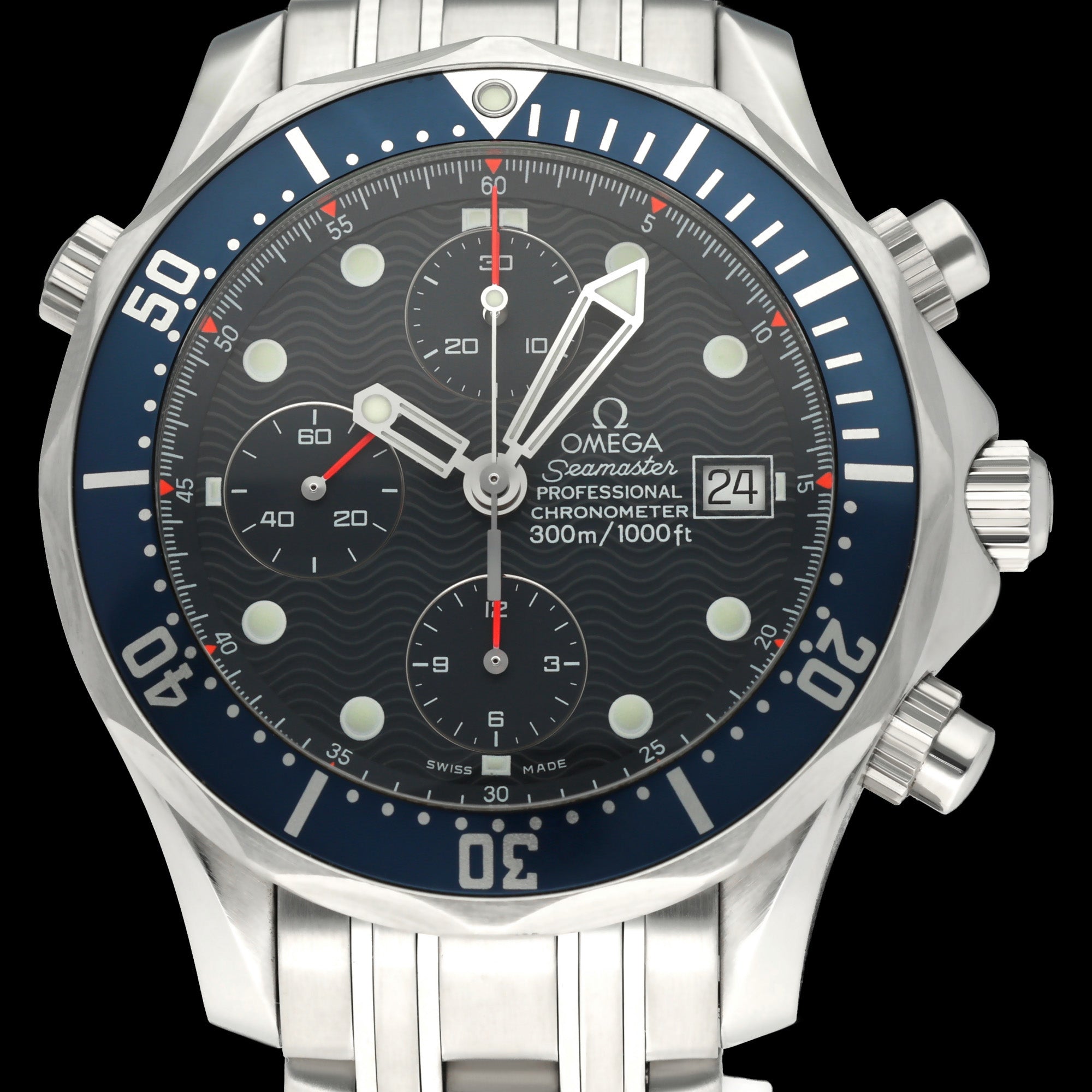 Omega Seamaster Diver 300 M 2599.80.00 - 1999 - Omega horloge - Omega kopen - Omega heren horloge - Trophies Watches