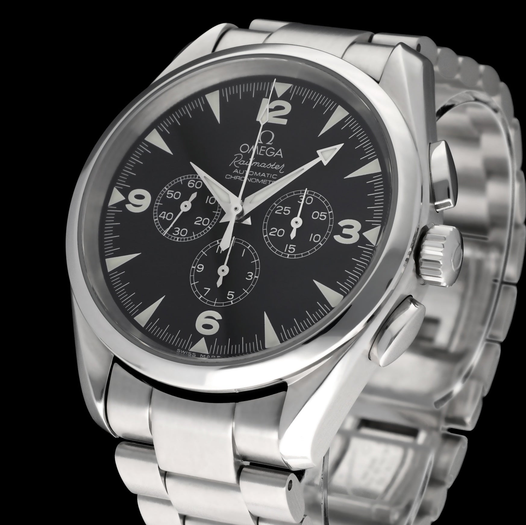 Omega Seamaster Railmaster chronograph 2512.52.00 - 2006 - Omega horloge - Omega kopen - Omega heren horloge - Trophies Watches