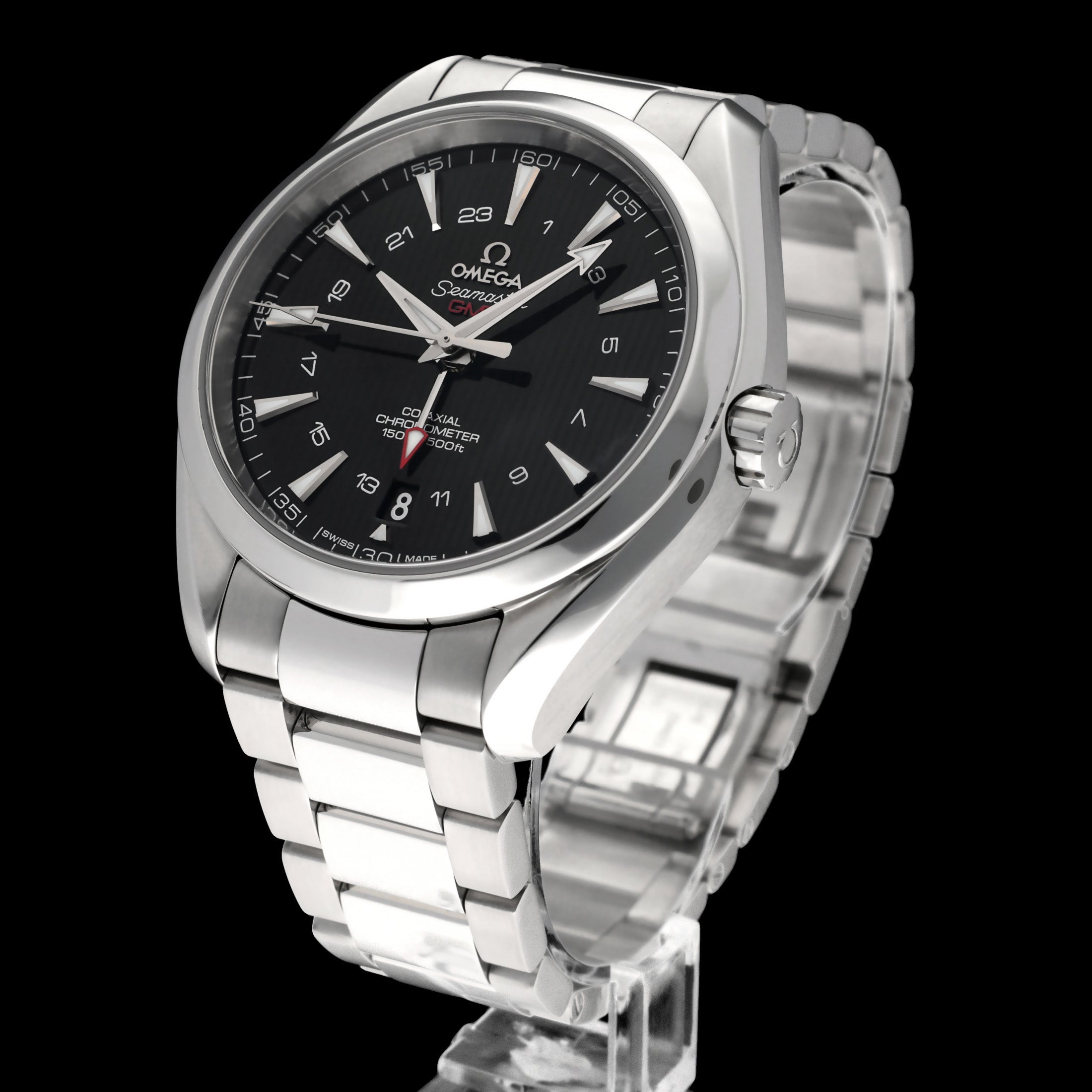 Omega Seamaster Aqua Terra Gmt Co-axial 231.10.43.22.01.001 - 2019 - Omega horloge - Omega kopen - Omega heren horloge - Trophies Watches