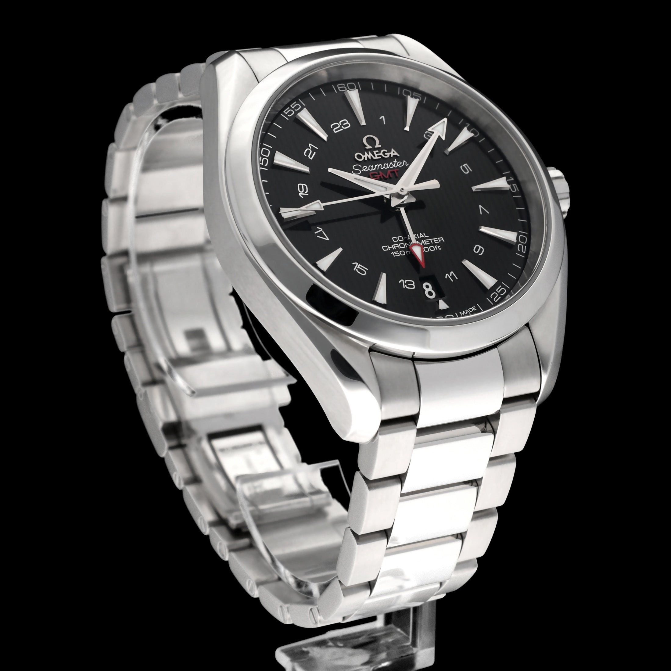 Omega Seamaster Aqua Terra Gmt Co-axial 231.10.43.22.01.001 - 2019 - Omega horloge - Omega kopen - Omega heren horloge - Trophies Watches