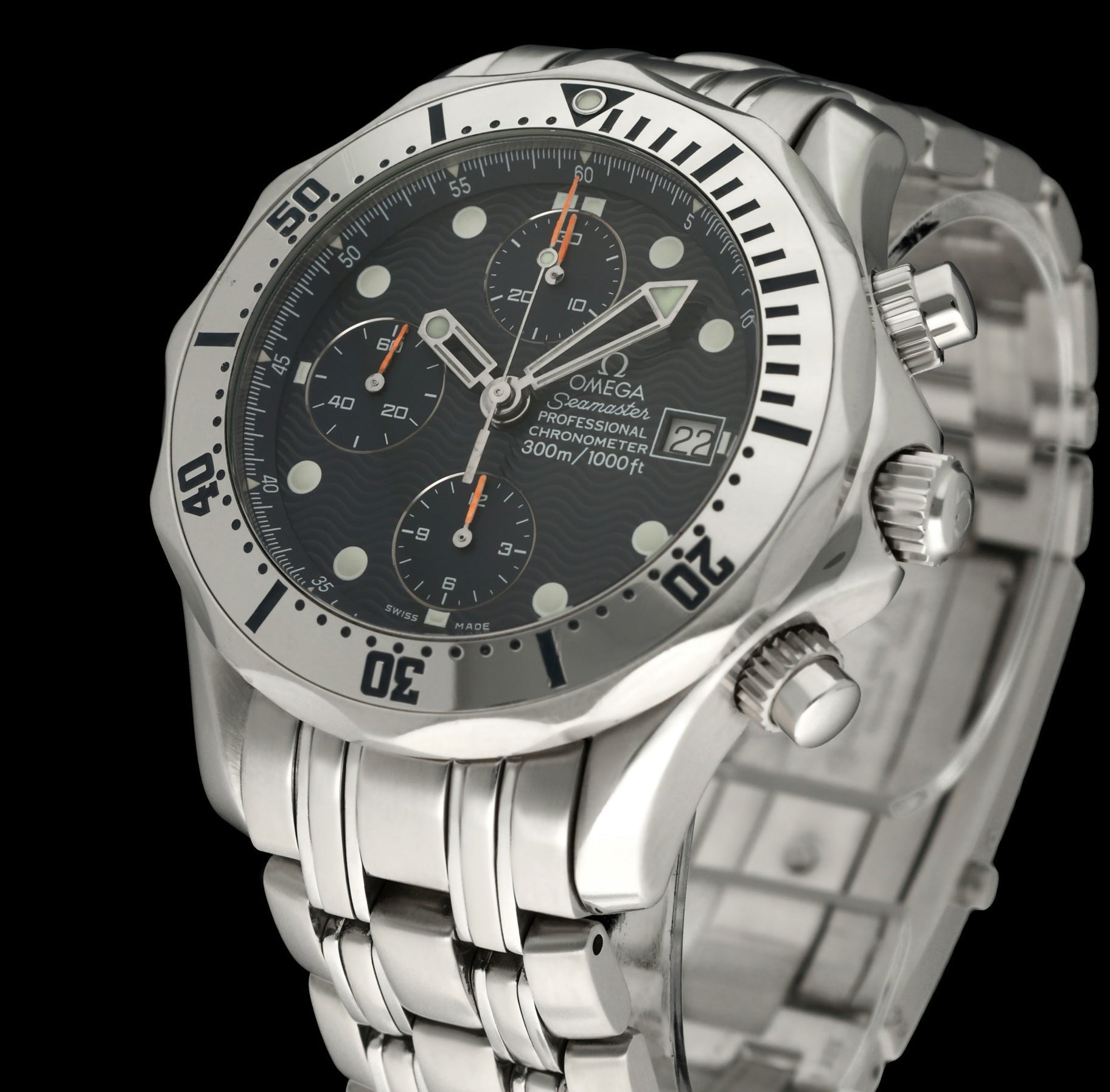 Omega Seamaster Diver 300 M 2589.30.00 - 2000 - Omega horloge - Omega kopen - Omega heren horloge - Trophies Watches