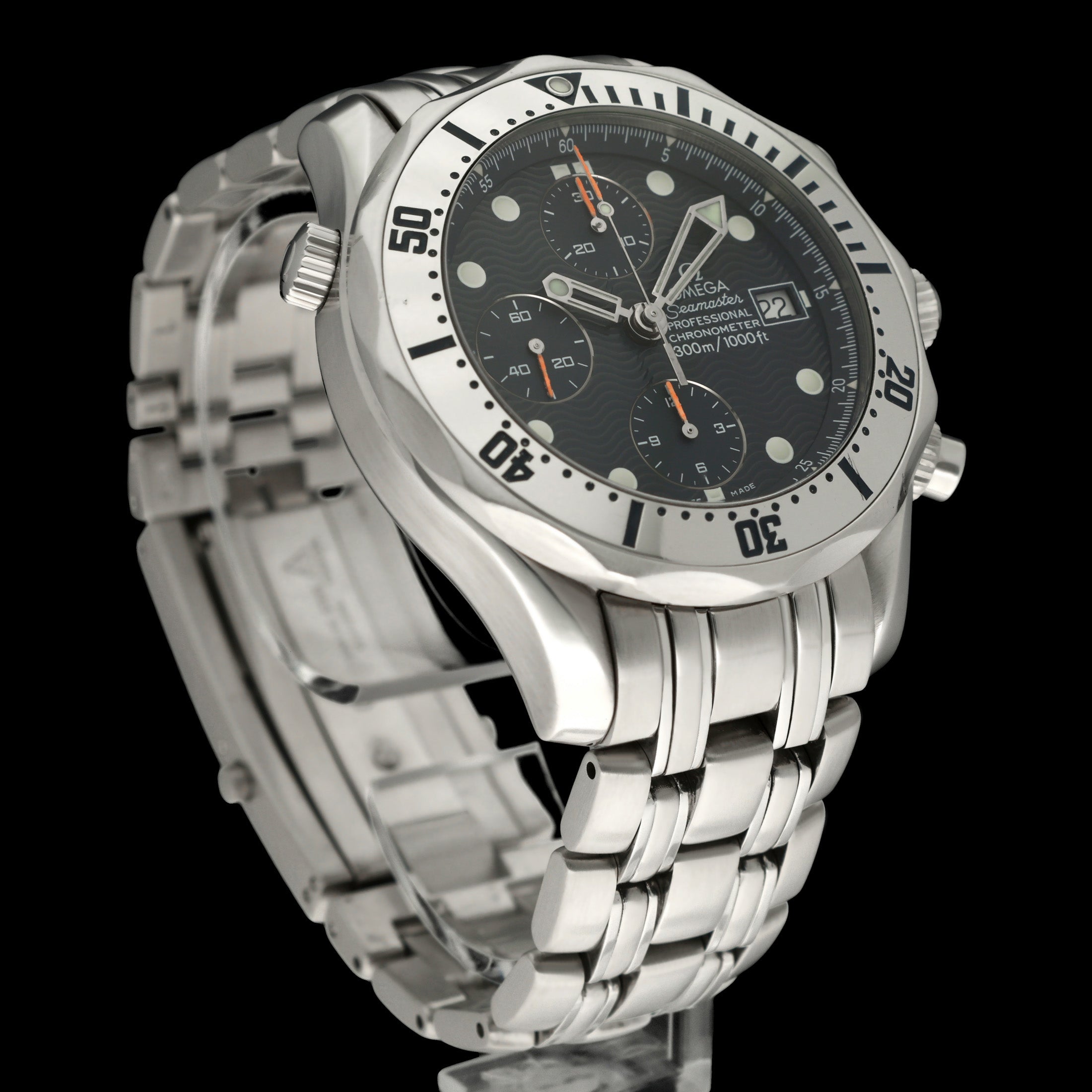 Omega Seamaster Diver 300 M 2589.30.00 - 2000 - Omega horloge - Omega kopen - Omega heren horloge - Trophies Watches