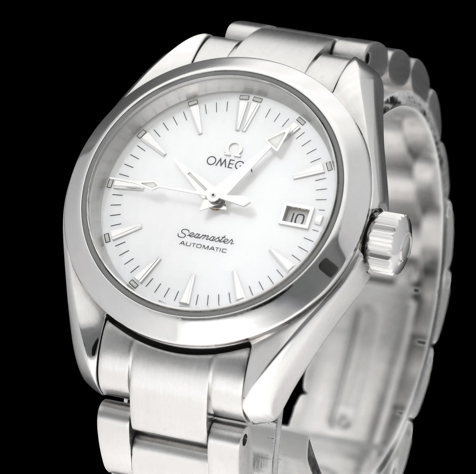Omega Seamaster Aqua Terra 2573.70.00 - 2005 - Omega horloge - Omega kopen - Omega dames horloge - Trophies Watches