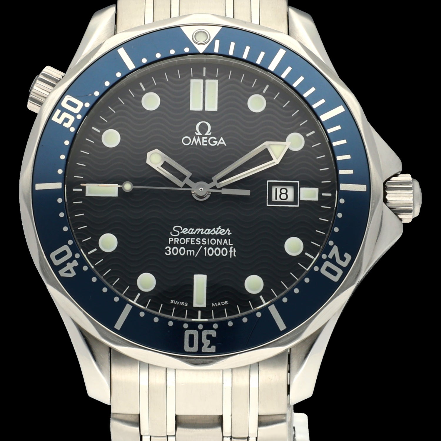 Omega Seamaster Diver 300 M 2541.80.00 - 1998 - Omega horloge - Omega kopen - Omega heren horloge - Trophies Watches