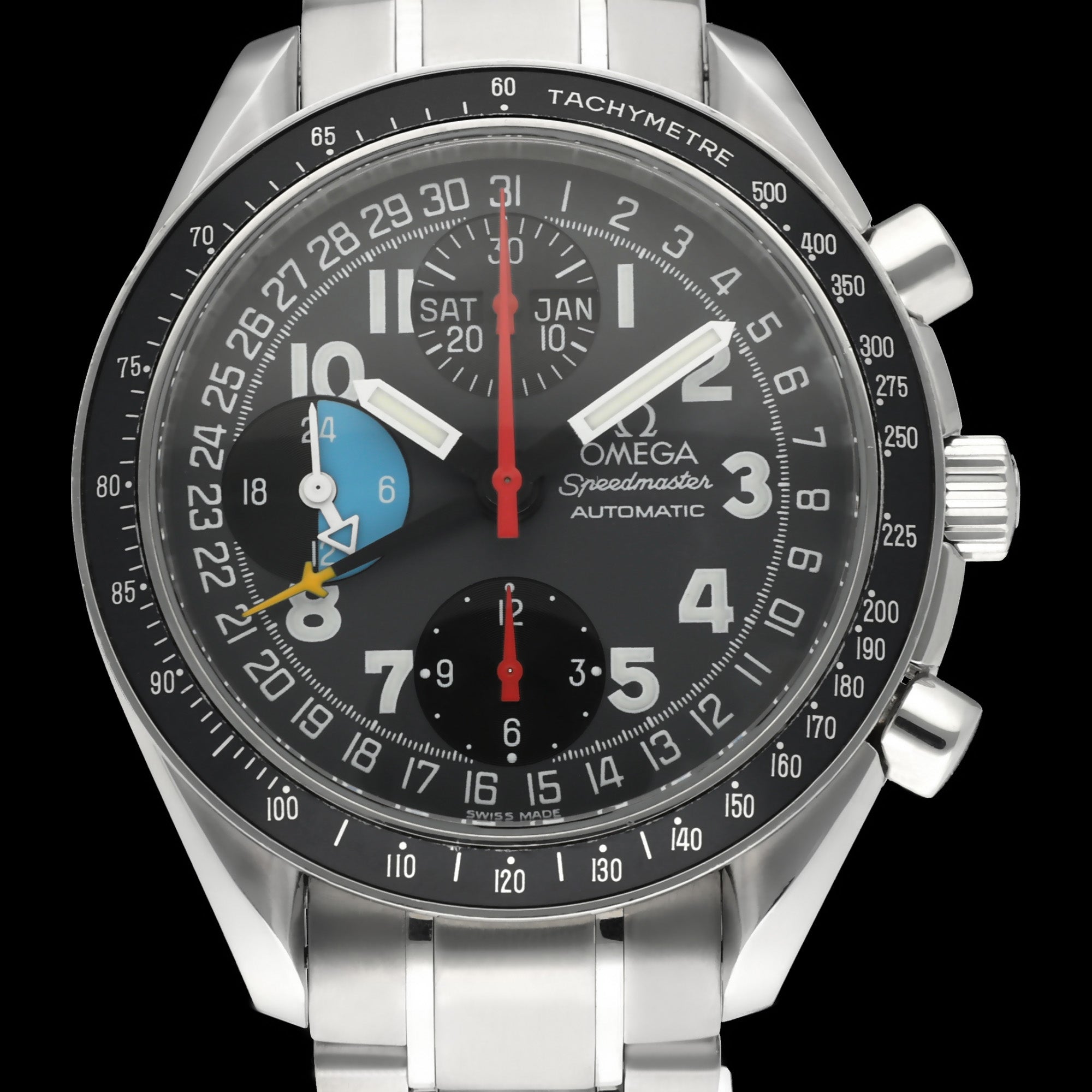 Omega Speedmaster Day Date 3520.53.00 - 1995 - Omega horloge - Omega kopen - Omega heren horloge - Trophies Watches