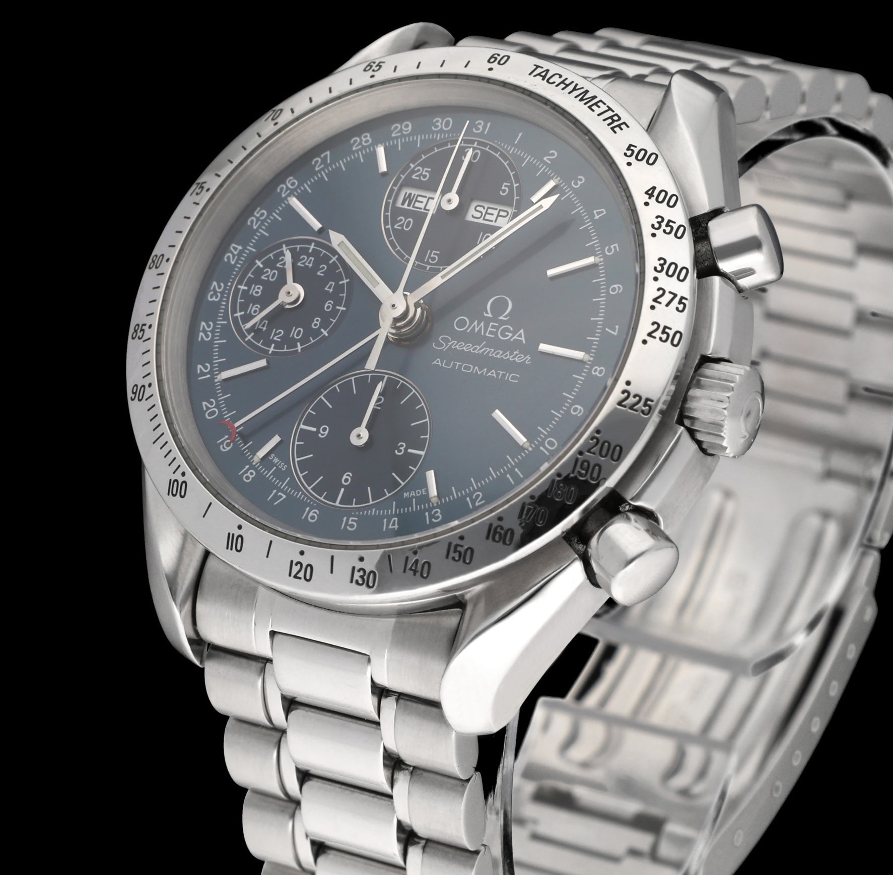 Omega Speedmaster Day Date 3521.80.00 - 1999 - Omega horloge - Omega kopen - Omega heren horloge - Trophies Watches