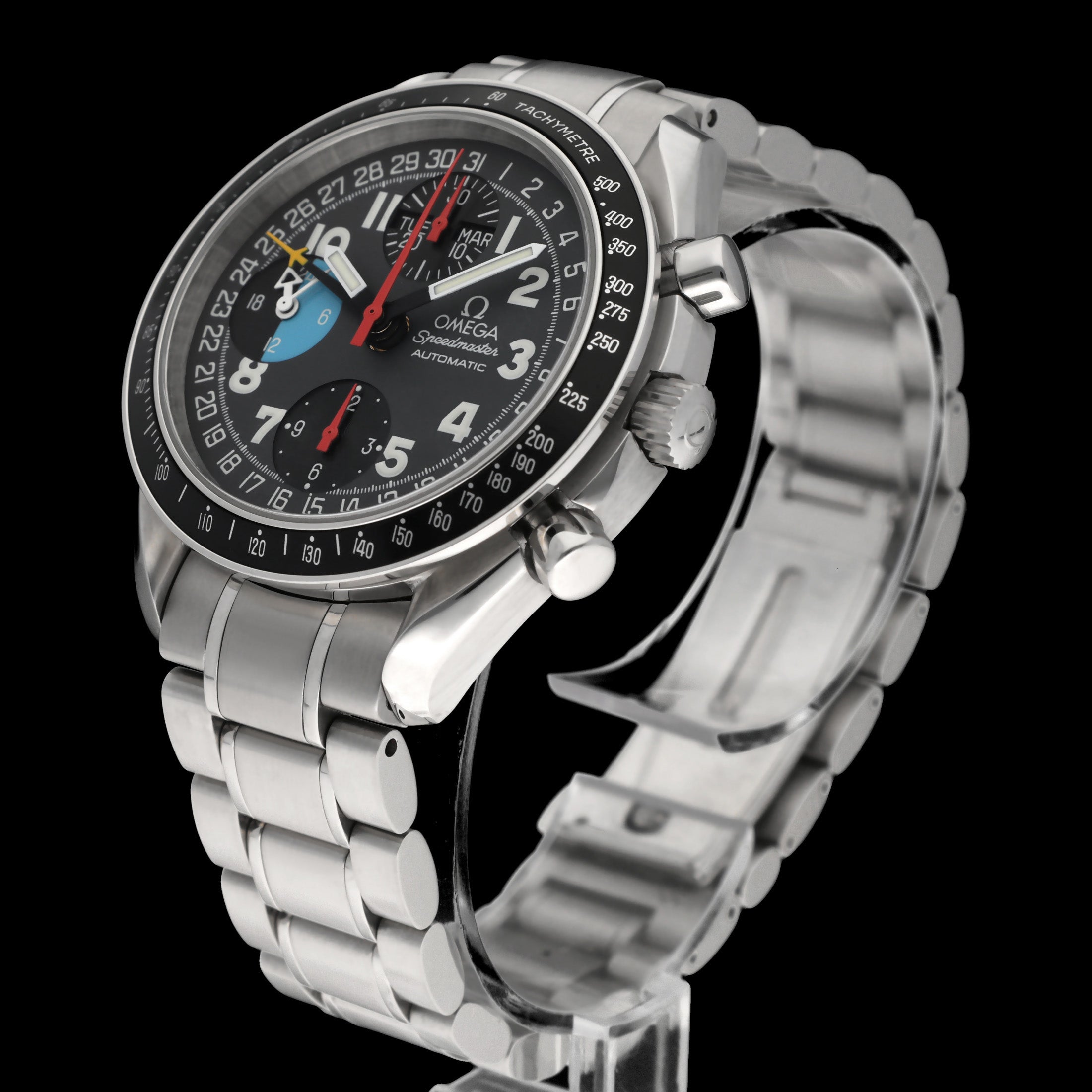 Omega Speedmaster Day Date 3520.53.00 - 1998 - Omega horloge - Omega kopen - Omega heren horloge - Trophies Watches