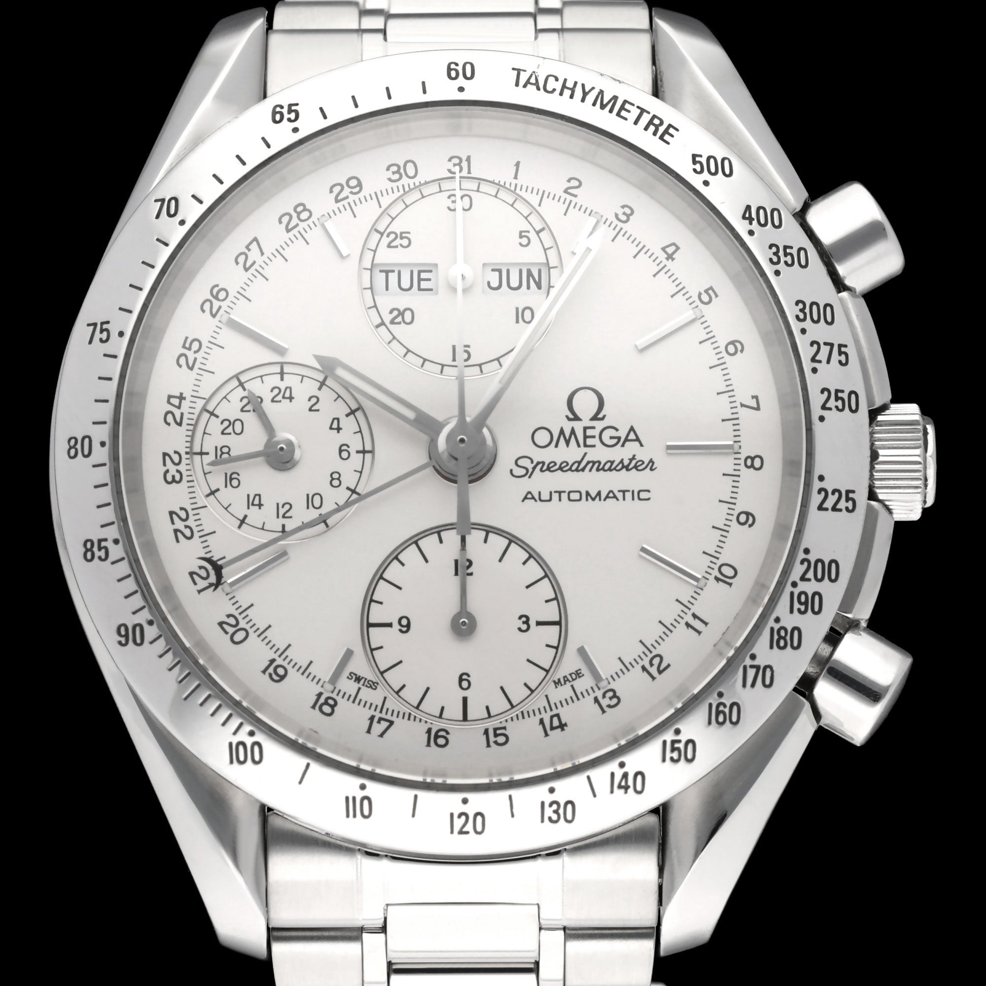 Omega Speedmaster Day Date 3521.30.00 - 1998 - Omega horloge - Omega kopen - Omega heren horloge - Trophies Watches