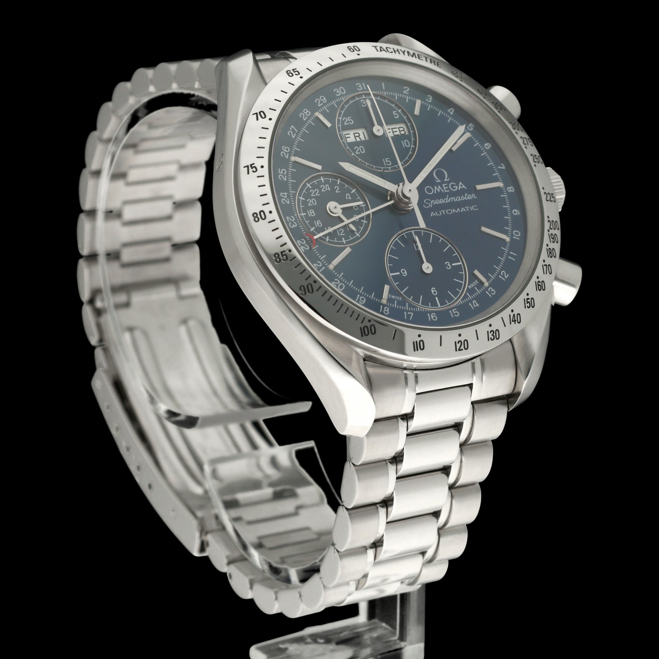 Omega Speedmaster Day Date 3521.80.00 - 1995 - Omega horloge - Omega kopen - Omega heren horloge - Trophies Watches
