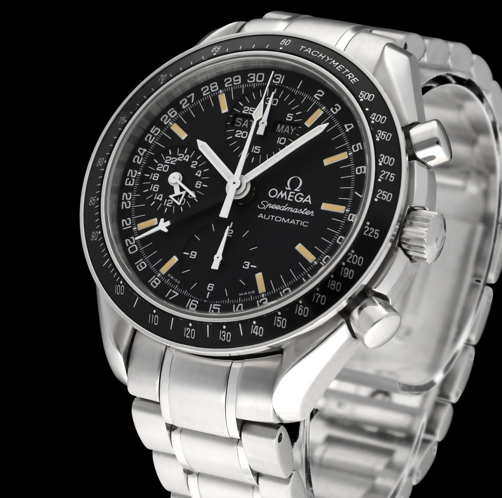 Omega Speedmaster Day Date 3520.50.00 - 1998 - Omega horloge - Omega kopen - Omega heren horloge - Trophies Watches
