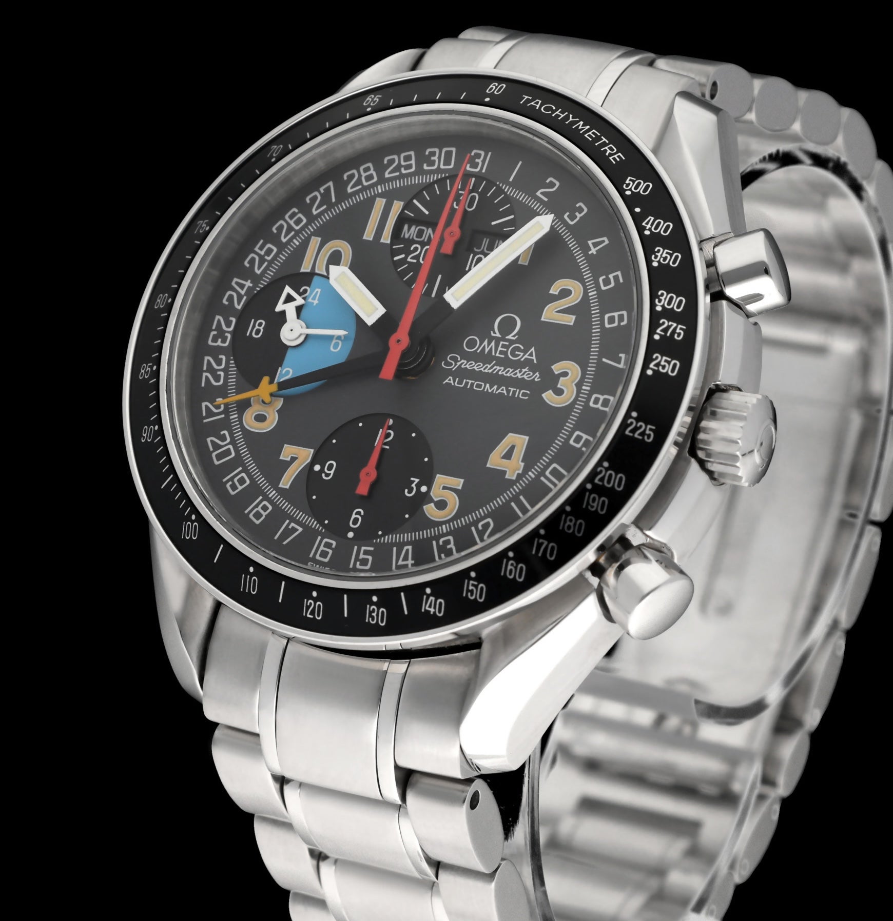 Omega Speedmaster Day Date 3520.53.00 - 1998 - Omega horloge - Omega kopen - Omega heren horloge - Trophies Watches