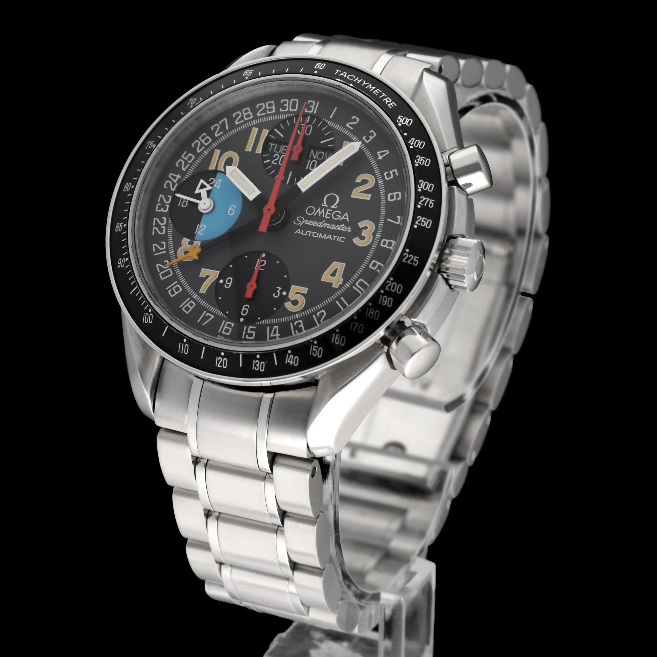 Omega Speedmaster Day Date 3520.53.00 - 2004 - Omega horloge - Omega kopen - Omega heren horloge - Trophies Watches