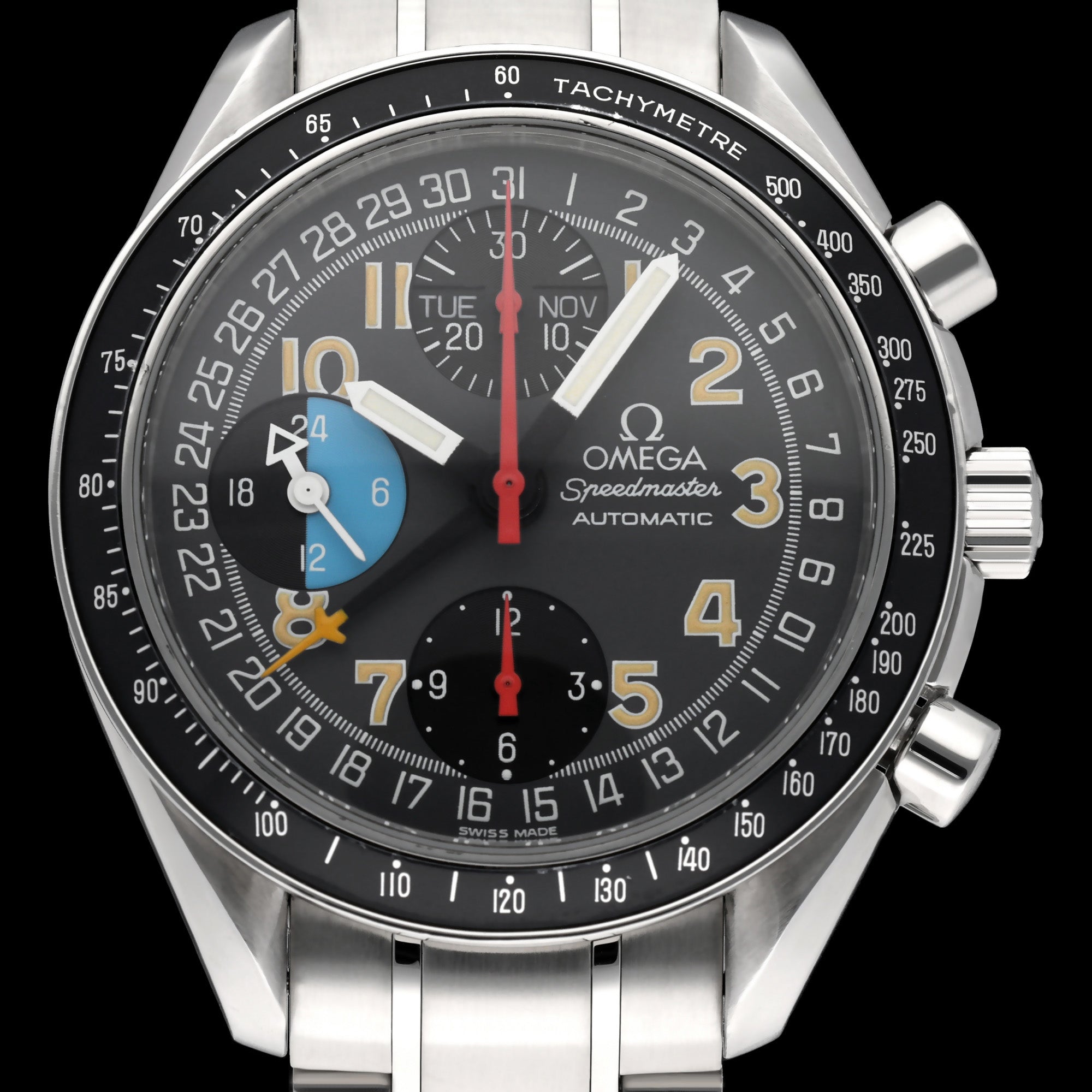 Omega Speedmaster Day Date 3520.53.00 - 2004 - Omega horloge - Omega kopen - Omega heren horloge - Trophies Watches