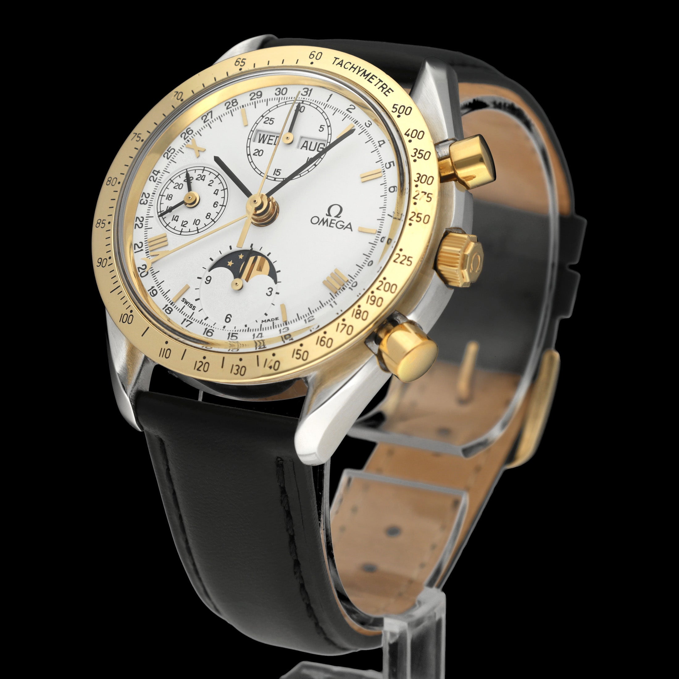 Omega Triple Date Moon Phase 3330.20 - 1992 - Omega horloge - Omega kopen - Omega heren horloge - Trophies Watches