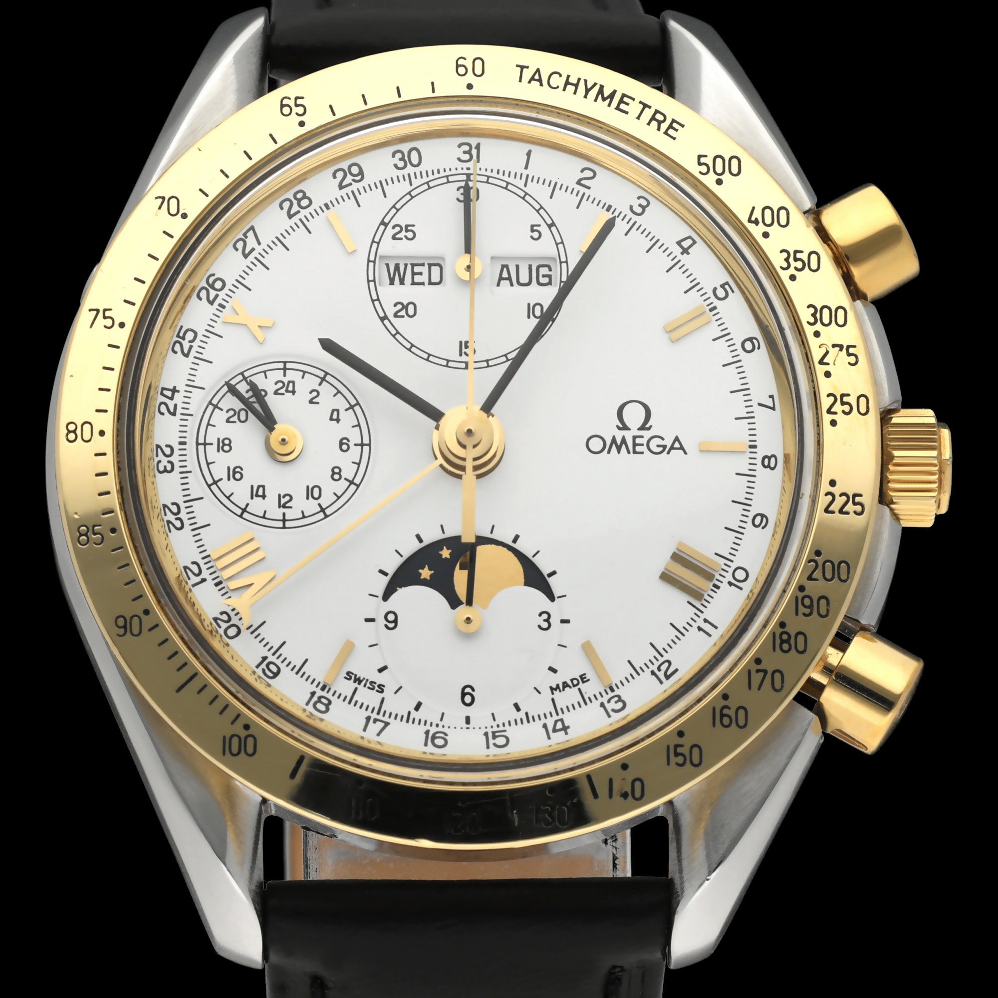 Omega Triple Date Moon Phase 3330.20 - 1992 - Omega horloge - Omega kopen - Omega heren horloge - Trophies Watches