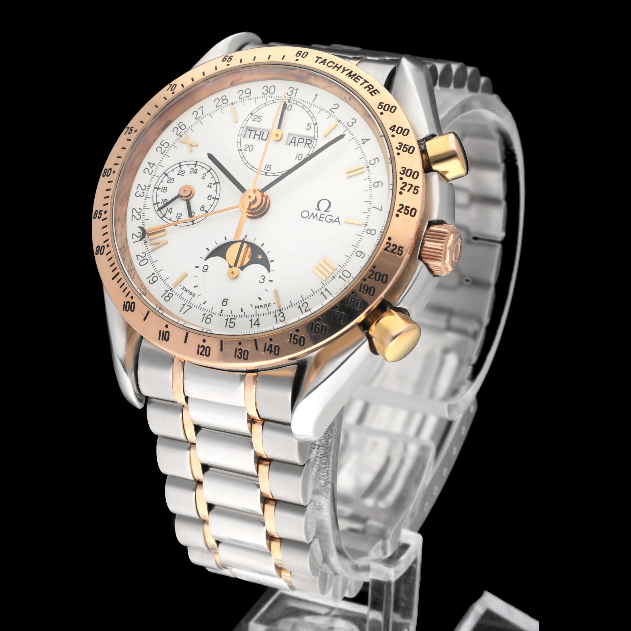 Omega Triple Date Moon Phase 3336.20 - 1994 - Omega horloge - Omega kopen - Omega heren horloge - Trophies Watches