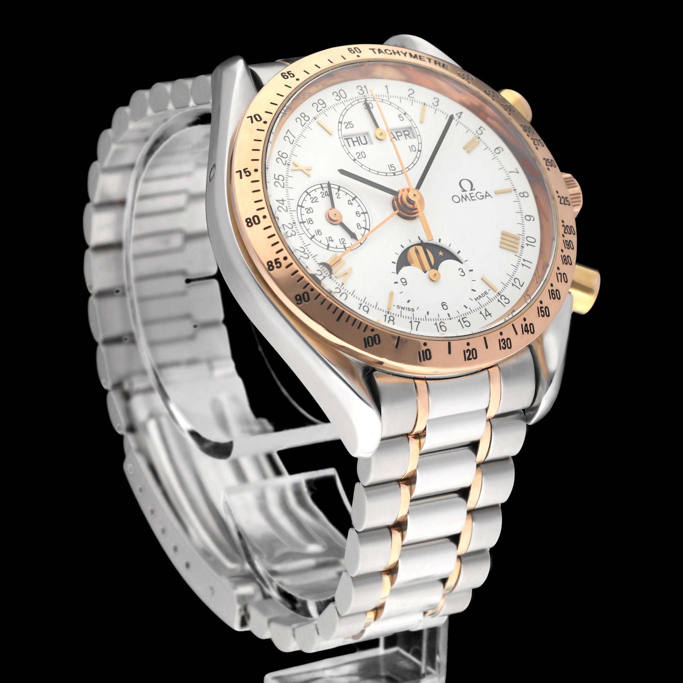 Omega Triple Date Moon Phase 3336.20 - 1994 - Omega horloge - Omega kopen - Omega heren horloge - Trophies Watches