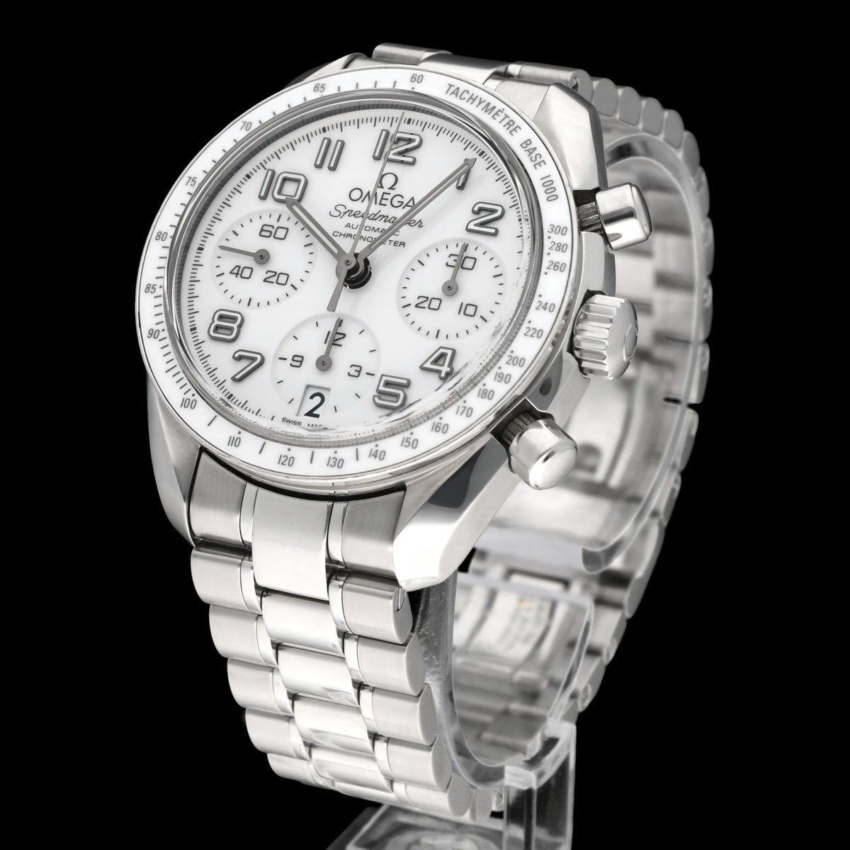 Omega Speedmaster Reduced 324.30.38.40.04.001 - 2014 - Omega horloge - Omega kopen - Omega heren horloge - Trophies Watches
