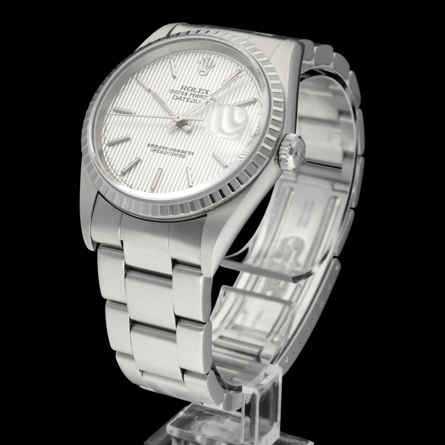 Rolex Datejust 16220 - 2002 - Rolex horloge - Rolex kopen - Rolex heren horloge - Trophies Watches