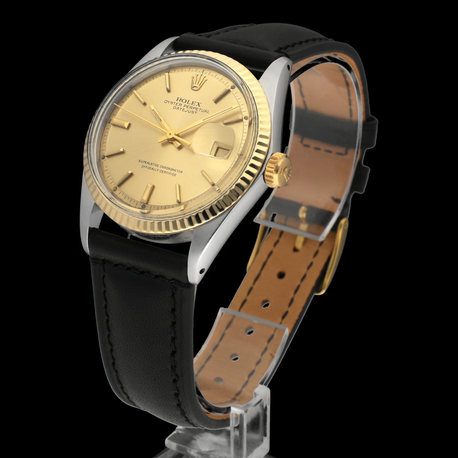 Rolex Datejust 1601 - 1969 - goud/staal - two/tone - Rolex horloge - Rolex kopen - Rolex heren horloge - Trophies Watches