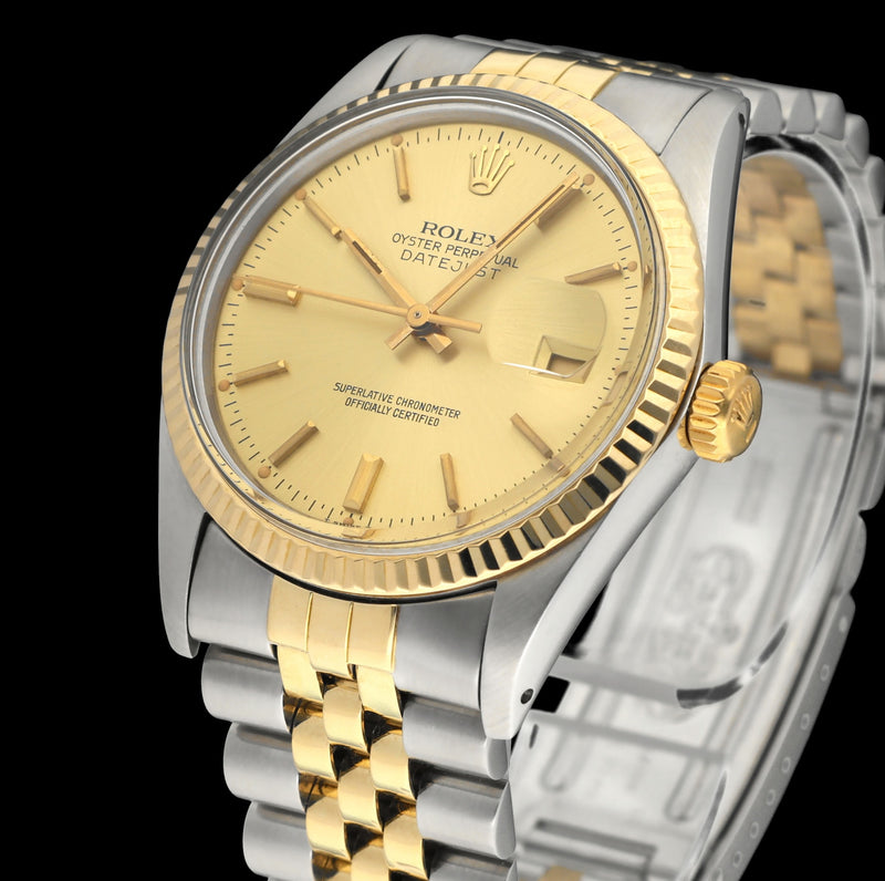 Rolex Datejust 16013 - 1981 - Rolex horloge - Rolex kopen - Rolex heren horloge - Trophies Watches