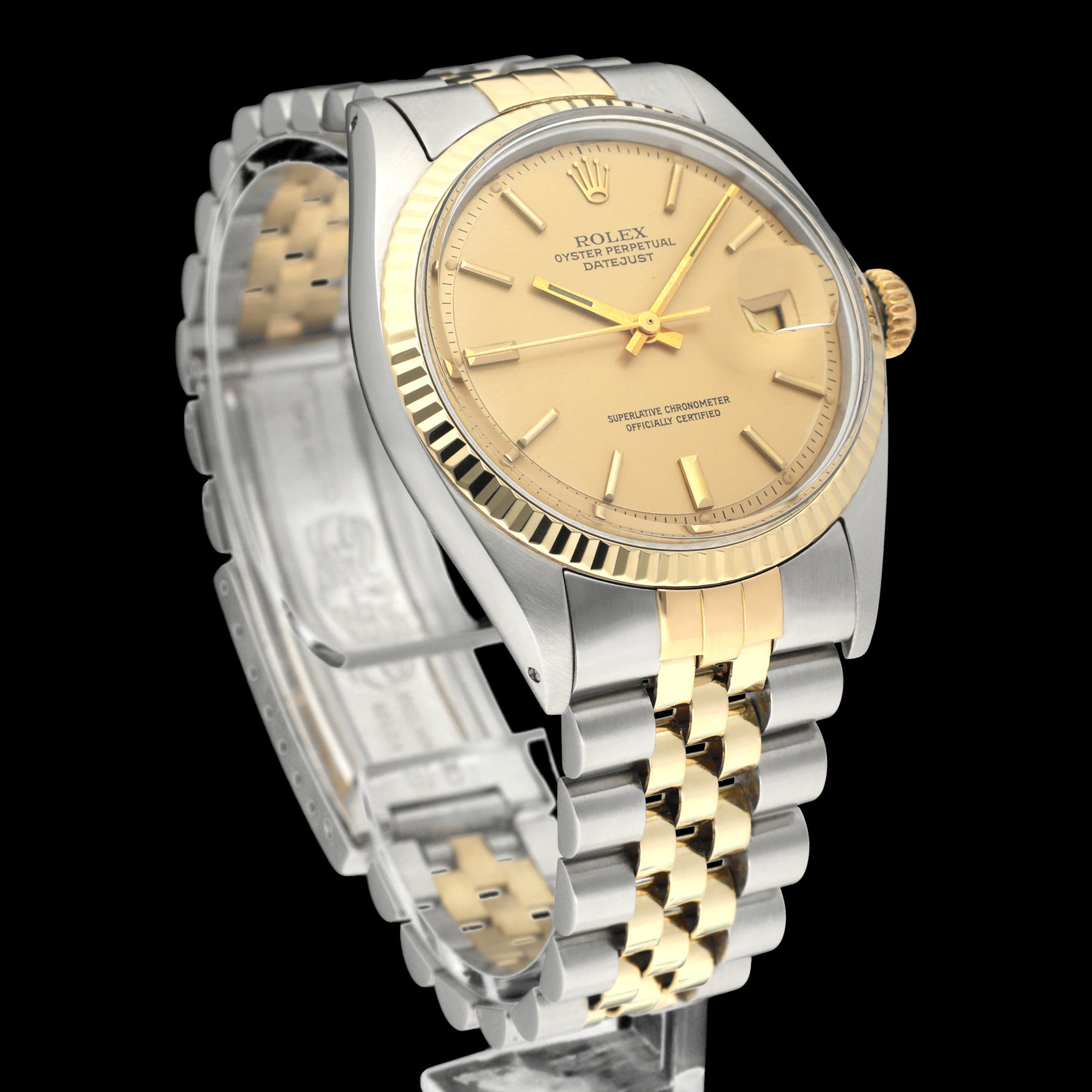 Rolex Datejust 1601 - 1978 - goud/staal - two/tone - Rolex horloge - Rolex kopen - Rolex heren horloge - Trophies Watches