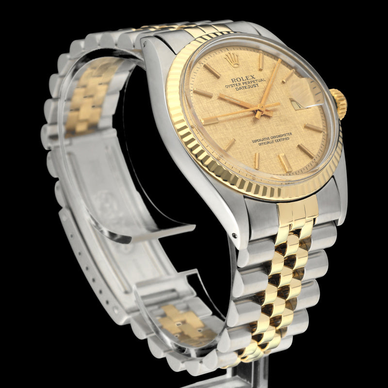 Rolex Datejust 1601 - 1975 - goud/staal - two/tone - Rolex horloge - Rolex kopen - Rolex heren horloge - Trophies Watches