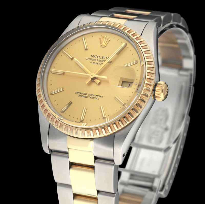 Rolex Oyster Perpetual Date 15053 - 1982 - Rolex horloge - Rolex kopen - Rolex heren horloge - Trophies Watches