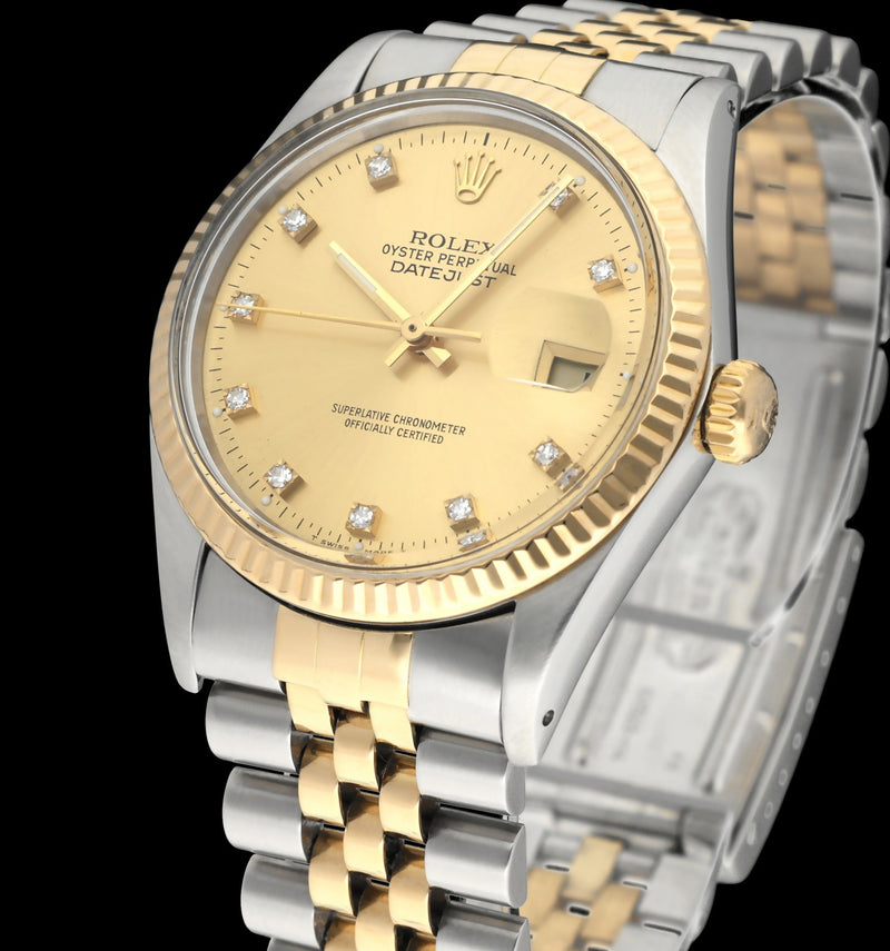 Rolex Datejust 16013G - 1987 - Rolex horloge - Rolex kopen - Rolex heren horloge - Trophies Watches