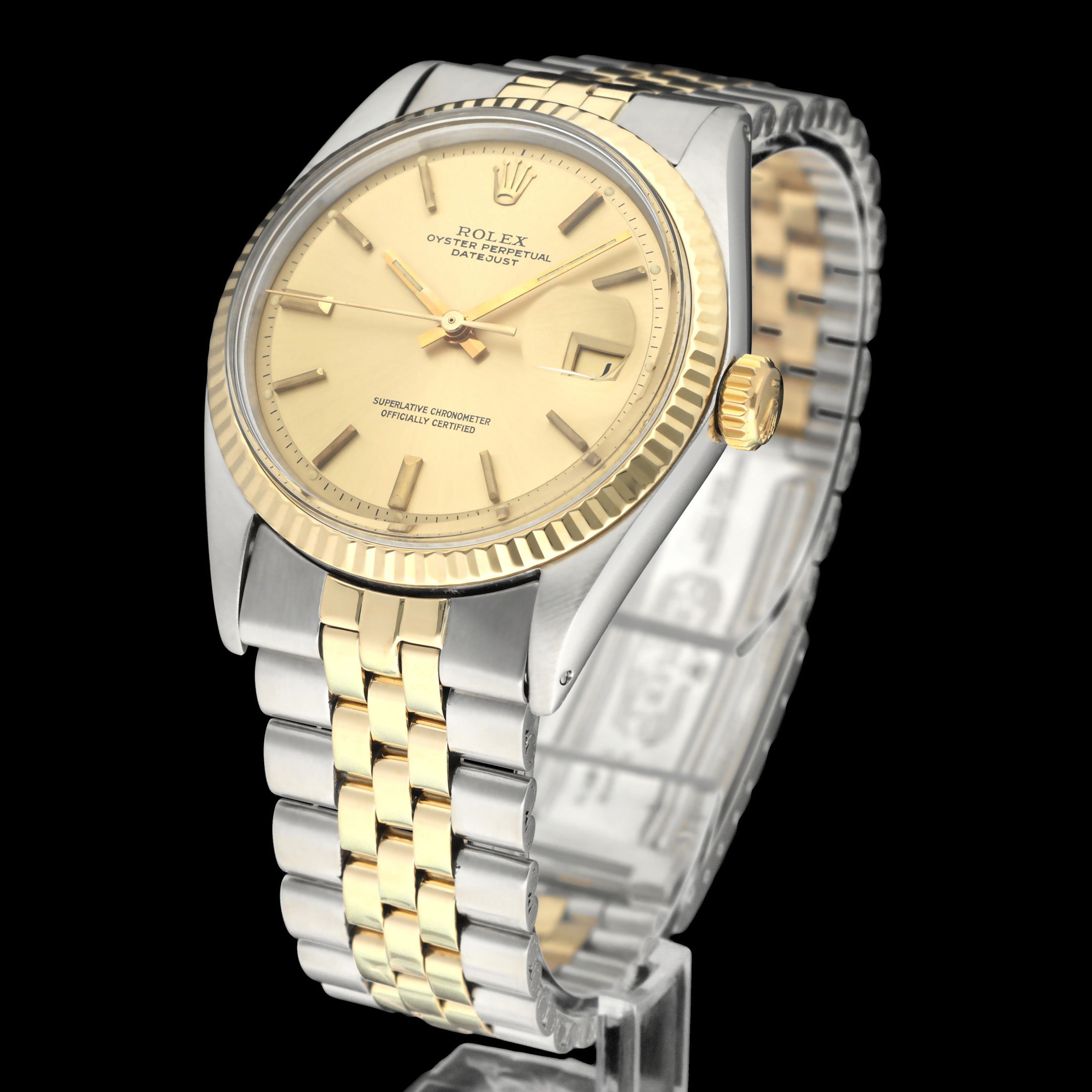 Rolex Datejust 1601 - 1971 - goud/staal - two/tone - Rolex horloge - Rolex kopen - Rolex heren horloge - Trophies Watches
