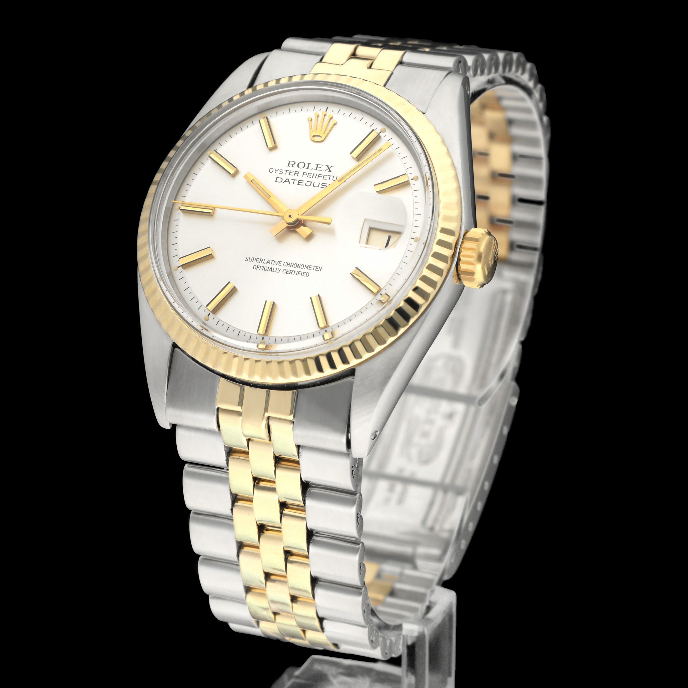 Rolex Datejust 1601 - 1972 - goud/staal - two/tone - Rolex horloge - Rolex kopen - Rolex heren horloge - Trophies Watches