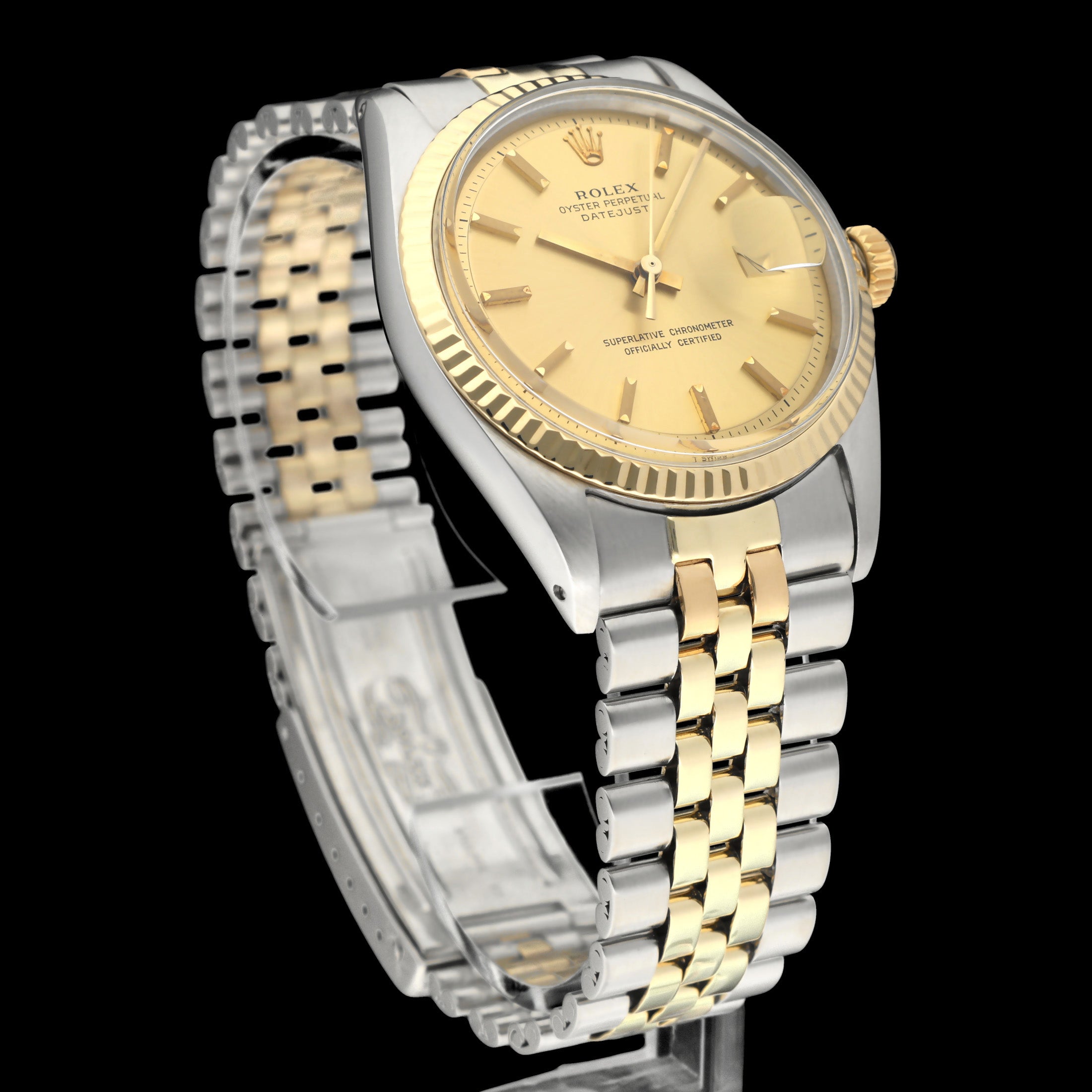 Rolex Datejust 1601 - 1969 - goud/staal - two/tone - Rolex horloge - Rolex kopen - Rolex heren horloge - Trophies Watches