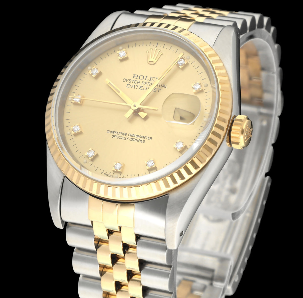 Rolex Datejust 16233G - 1990 - Rolex horloge - Rolex kopen - Rolex heren horloge - Trophies Watches
