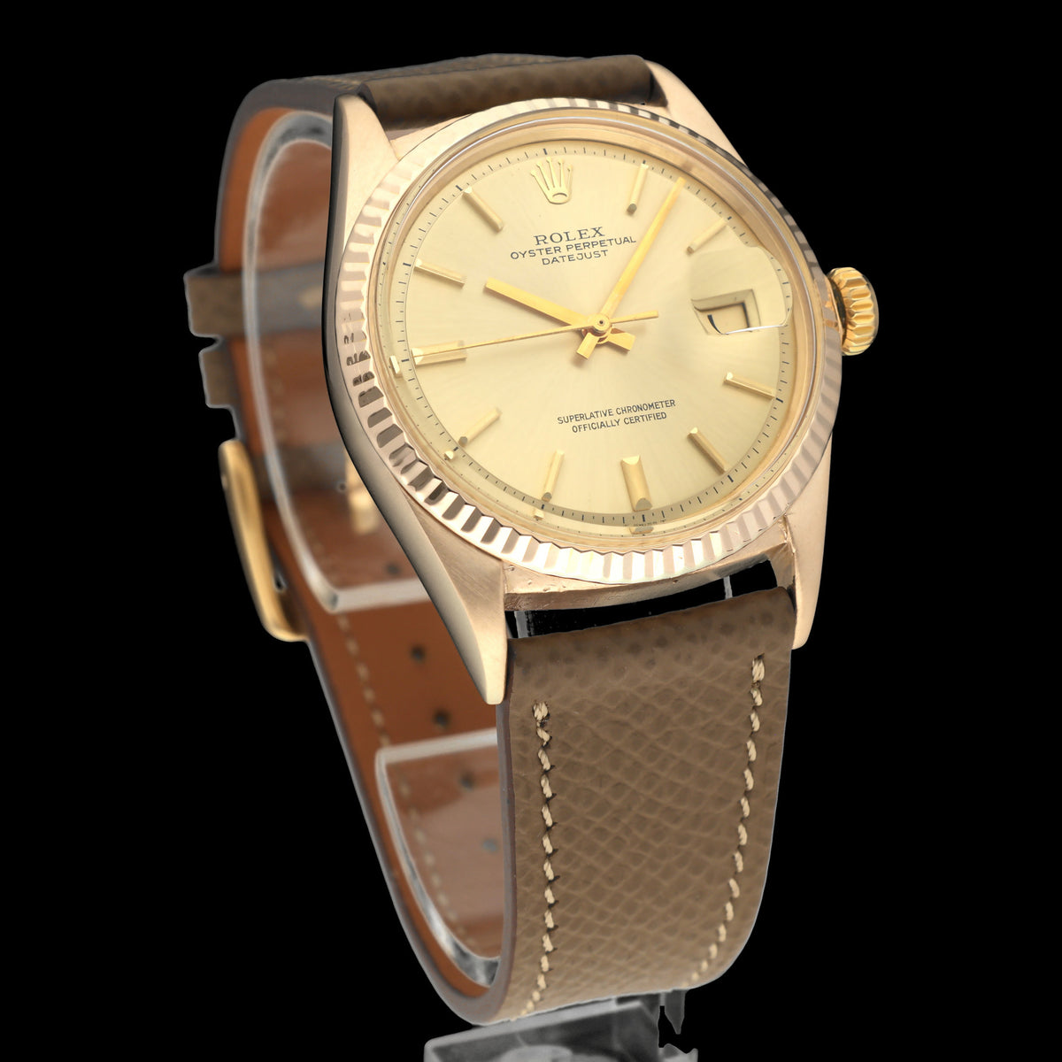 Rolex Datejust 1601 - 1969 - Rosé Goud - Rolex horloge - Rolex kopen - Rolex heren horloge - Trophies Watches