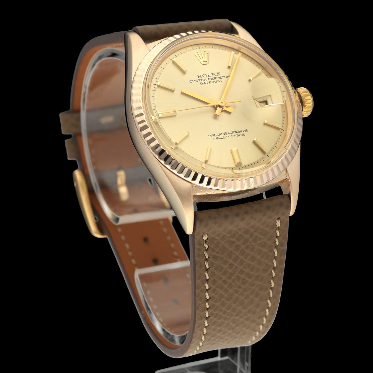 Rolex Datejust 1601 - 1969 - Rosé Goud - Rolex horloge - Rolex kopen - Rolex heren horloge - Trophies Watches