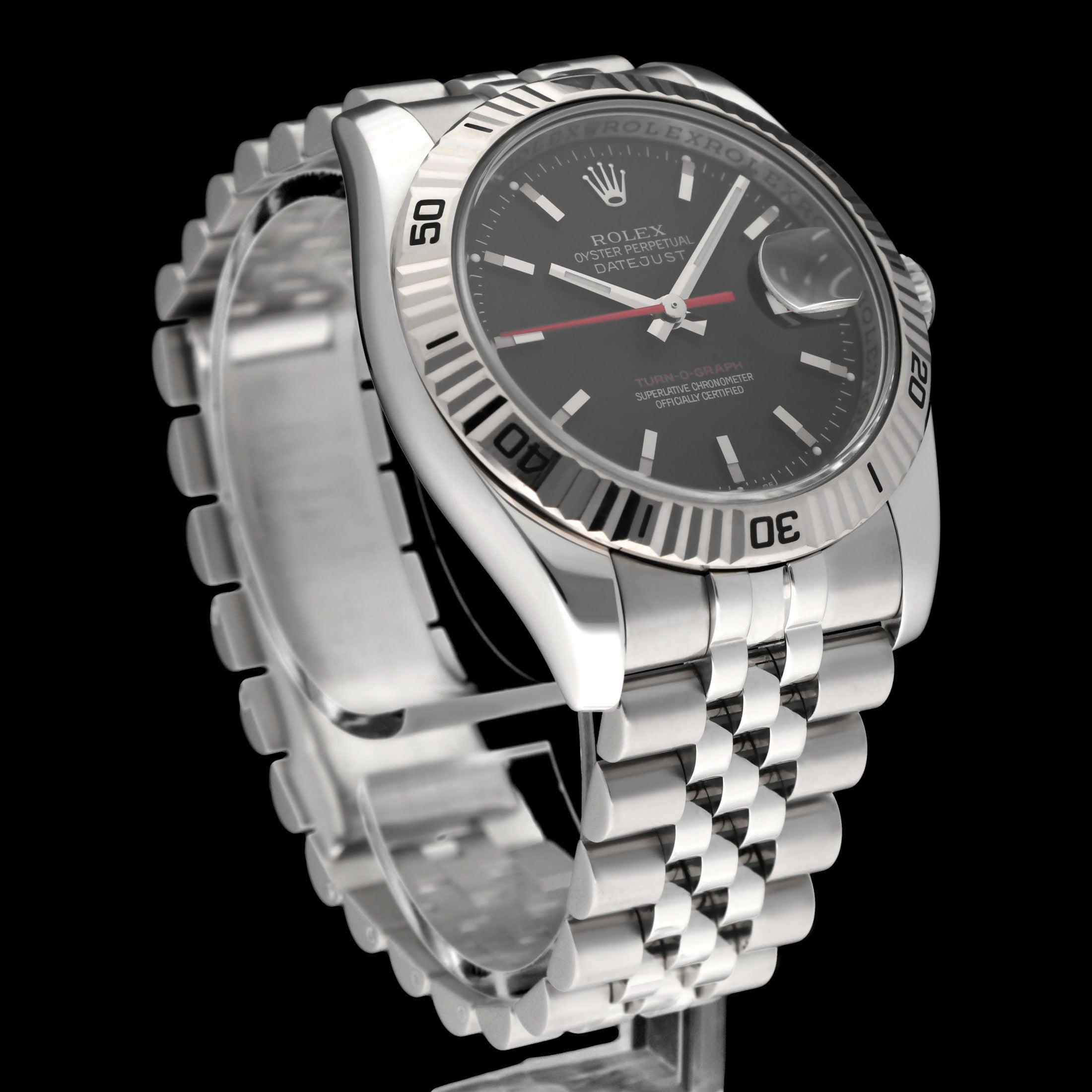 Rolex Datejust Turn-O-Graph 116264, Box & Papers, 2009