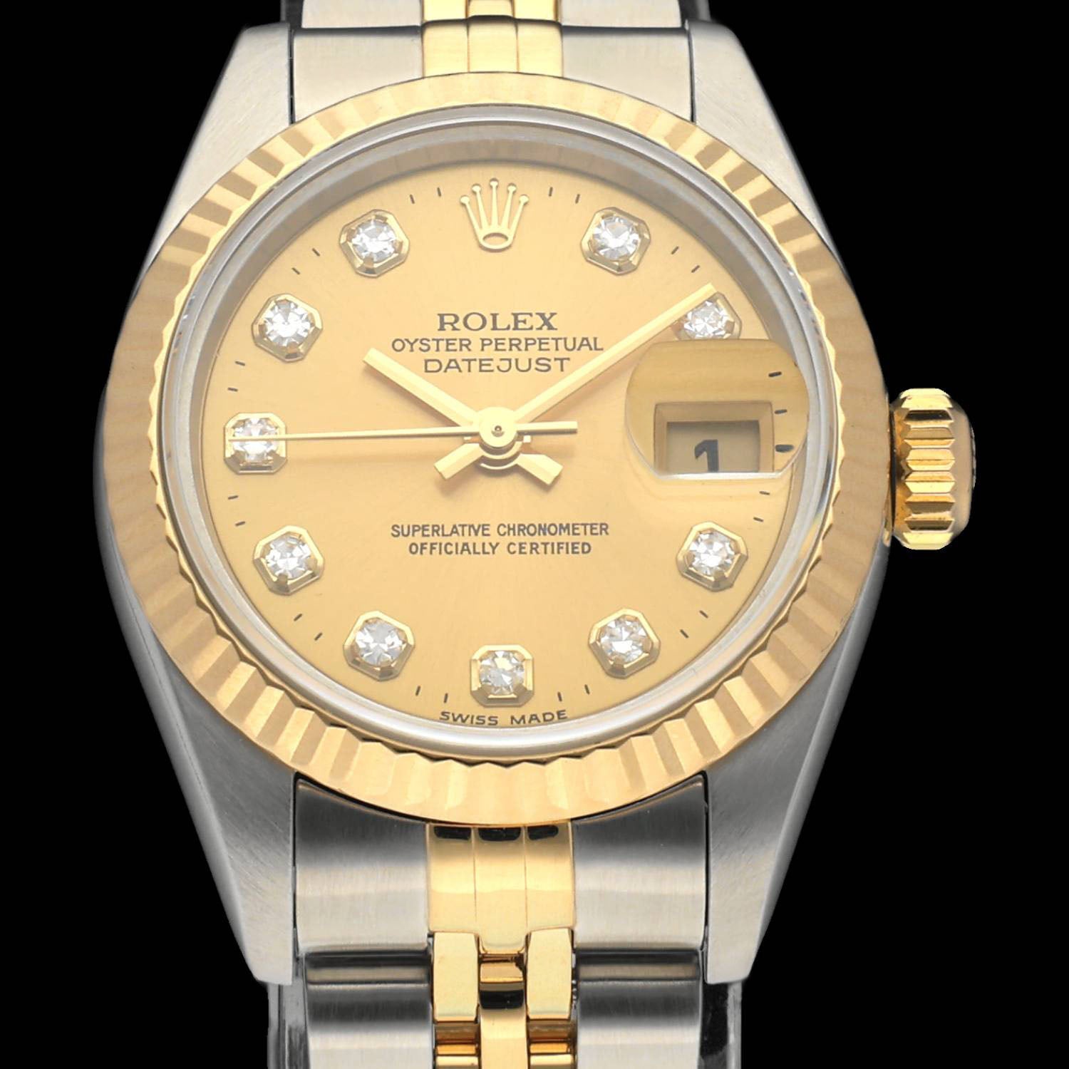 Rolex Lady-Datejust 69173G - 1997 - Rolex horloge - Rolex kopen - Rolex dames horloge - Trophies Watches