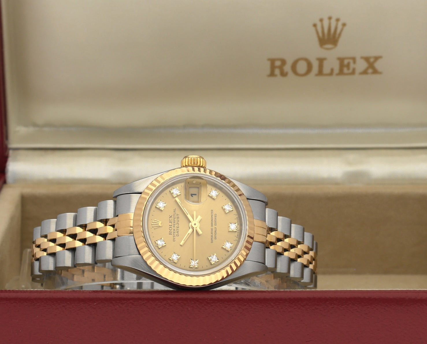 Rolex Lady-Datejust 69173G - 1994 - Rolex horloge - Rolex kopen - Rolex dames horloge - Trophies Watches
