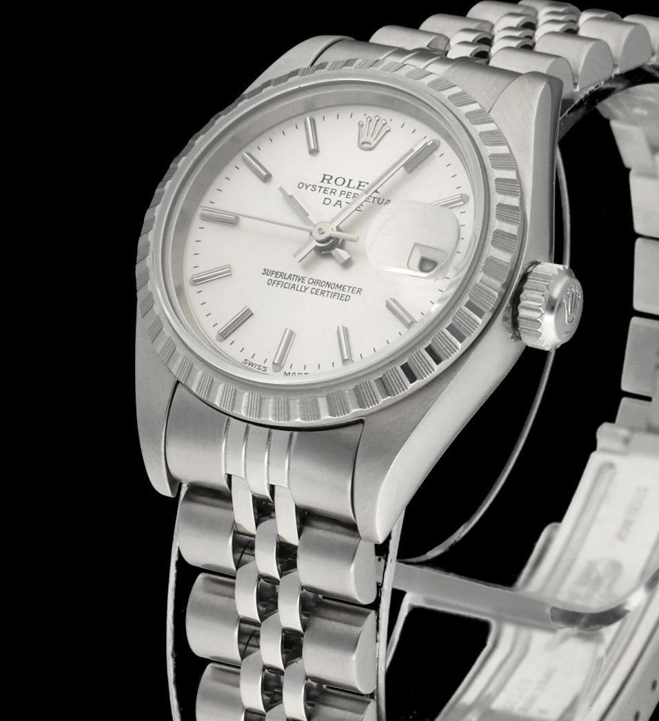 Rolex Oyster Perpetual Lady Date 79240 - 1999 - Rolex horloge - Rolex kopen - Rolex dames horloge - Trophies Watches